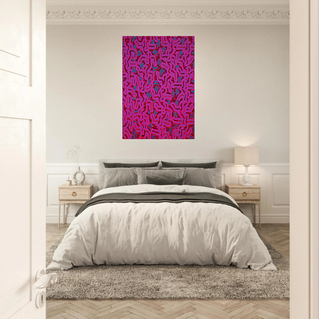UNTITLED 1984 Canvas | Keith Haring Canvas | Keith Haring Prints