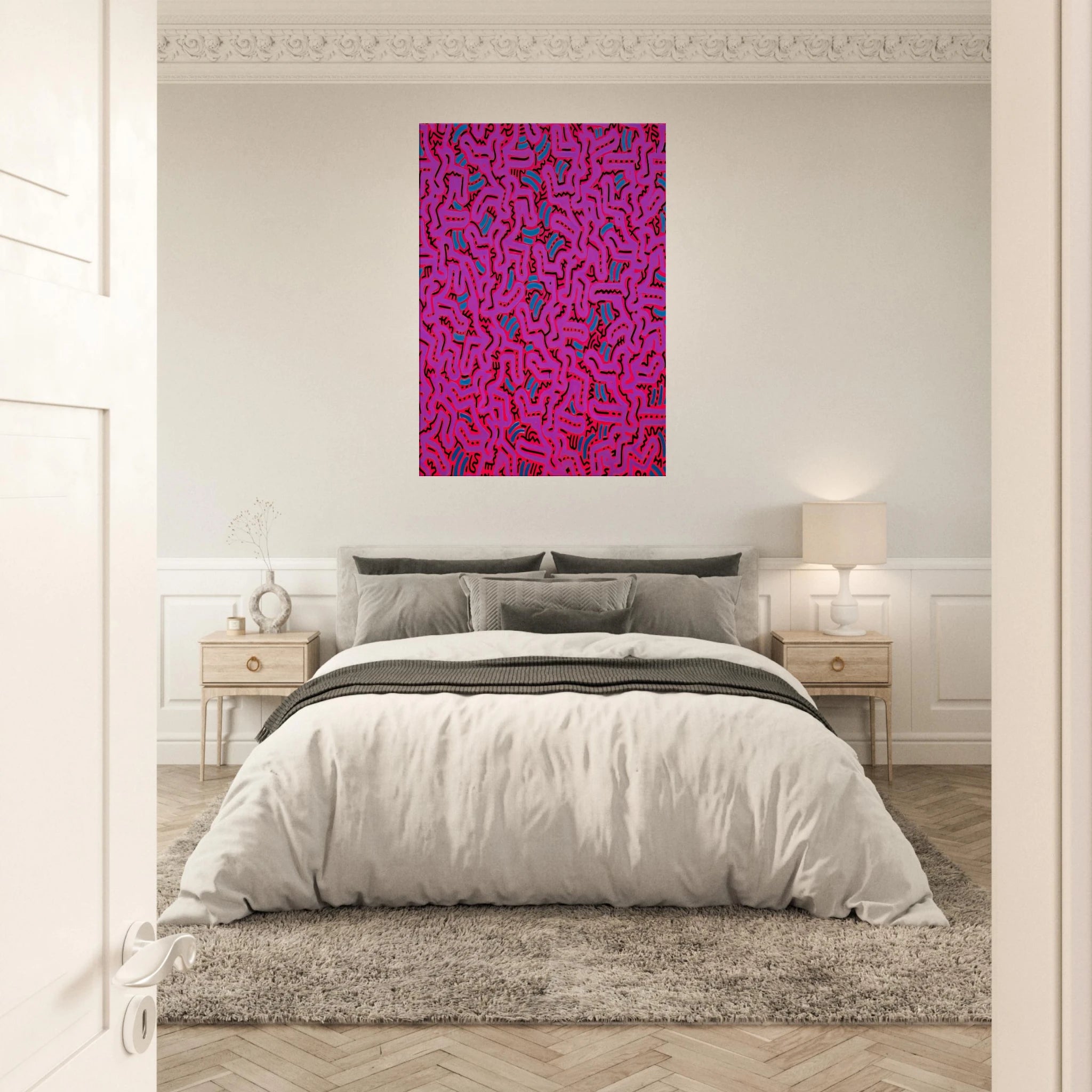 UNTITLED 1984 Canvas | Keith Haring Canvas | Keith Haring Prints