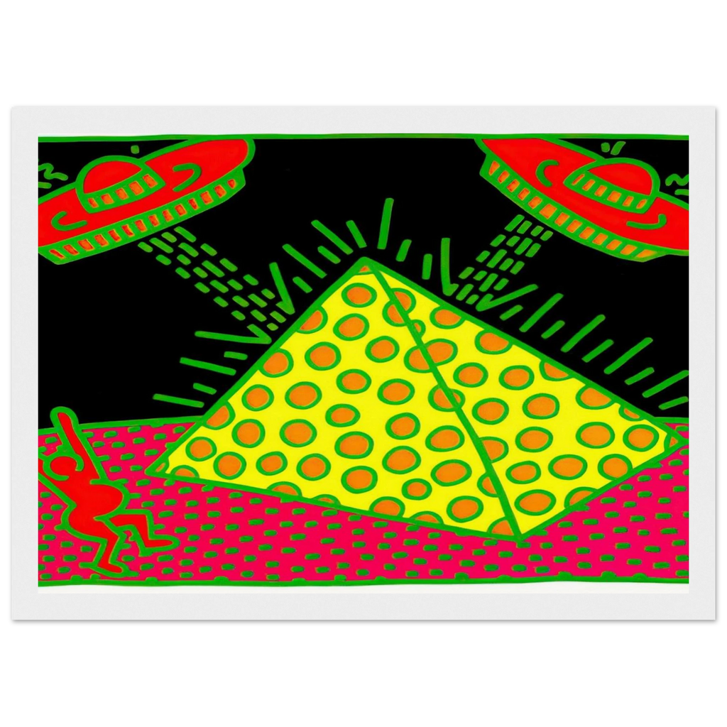 UNTITLED 1983 3 Framed Poster | Keith Haring Framed Prints Wall Art | Keith Haring Prints