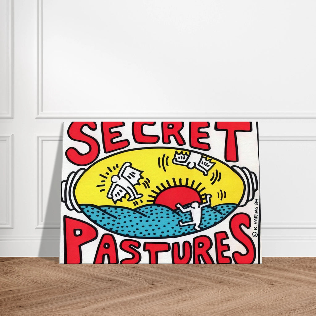 PROMOTIONAL POSTER FOR SECRET PASTURES 1984 Canvas | Keith Haring Canvas | Keith Haring Prints