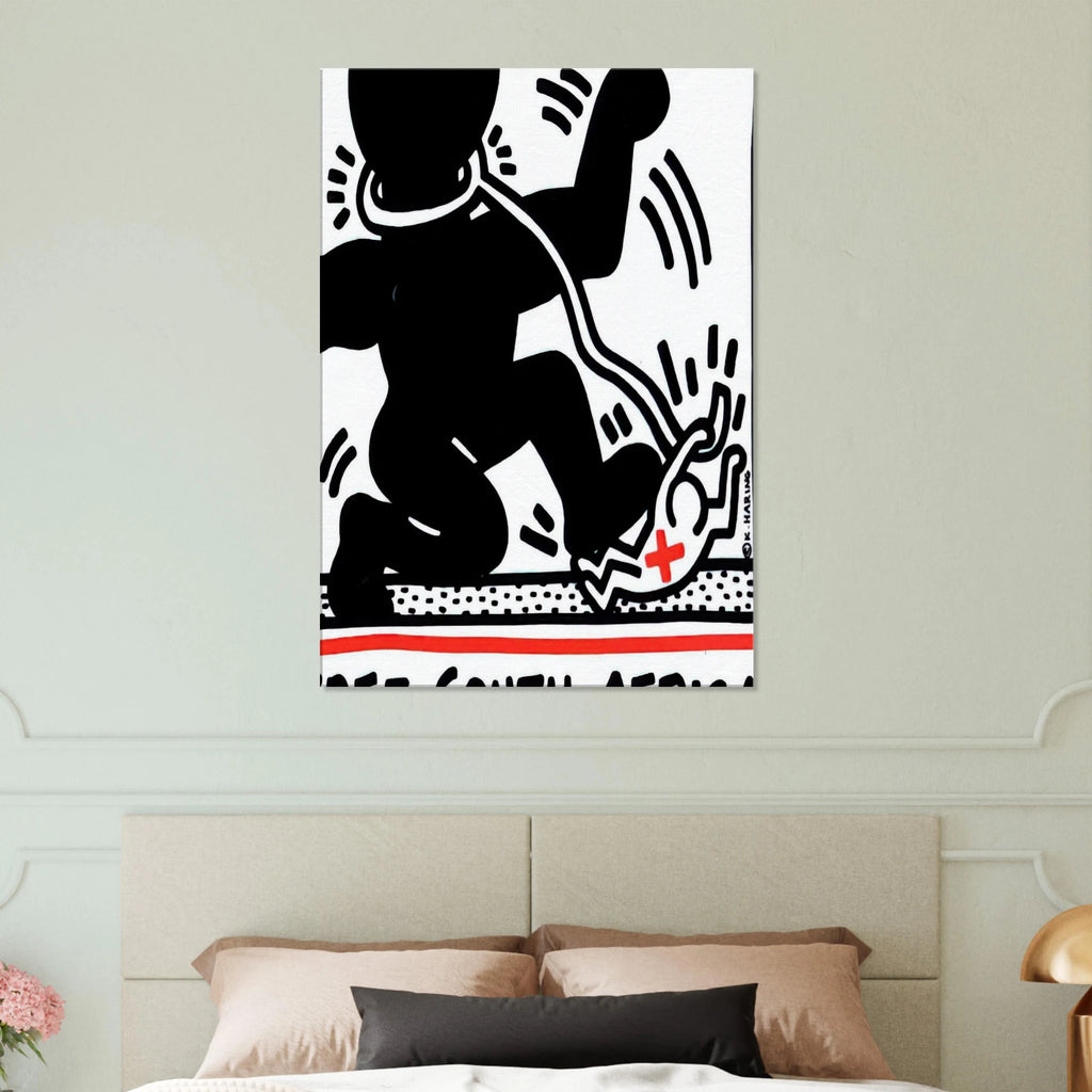 FREE SOUTH AFRICA 1985 Canvas | Keith Haring Canvas | Keith Haring Prints