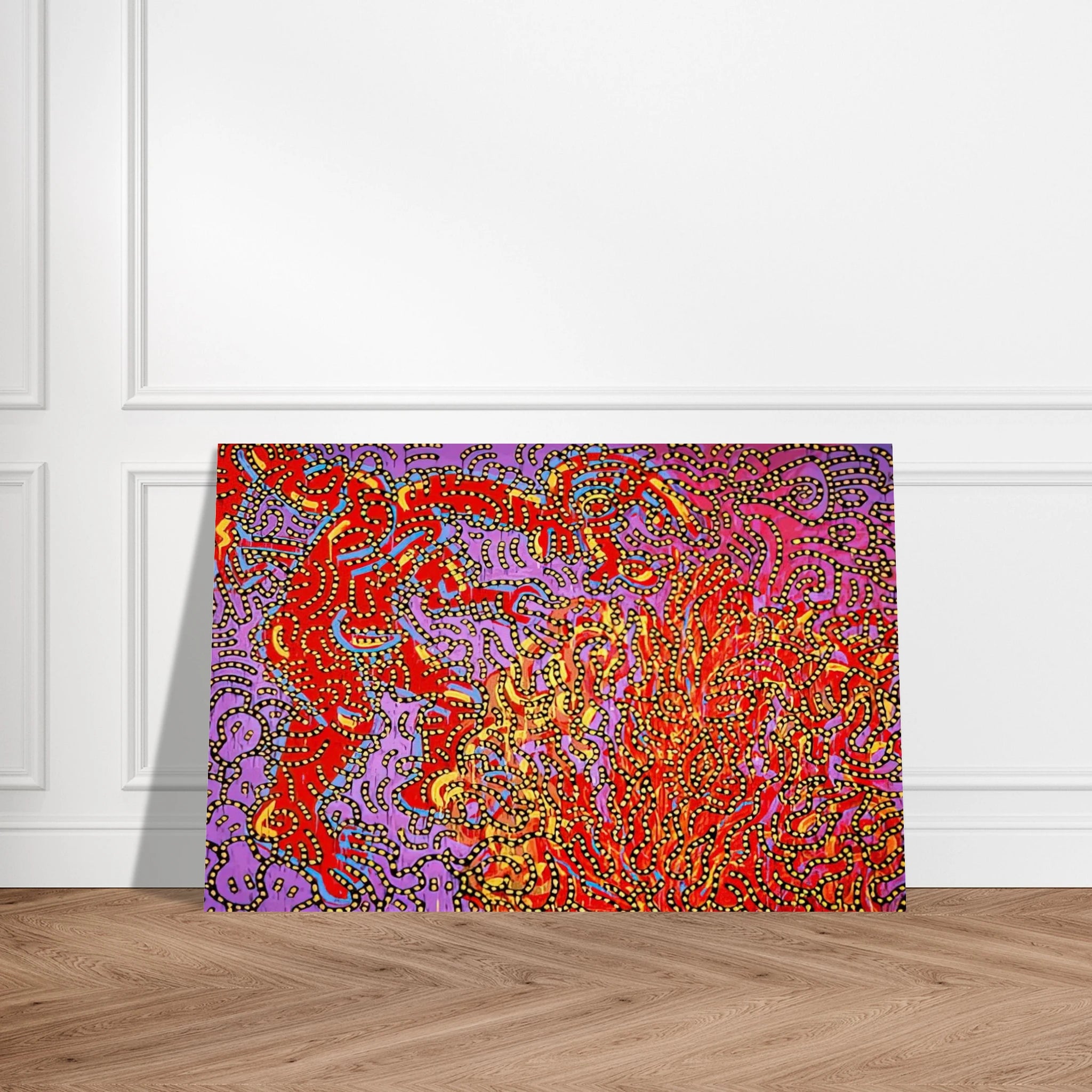 MOSES AND THE BURNING BUSH 1985 Poster | Keith Haring Poster | Keith Haring Prints