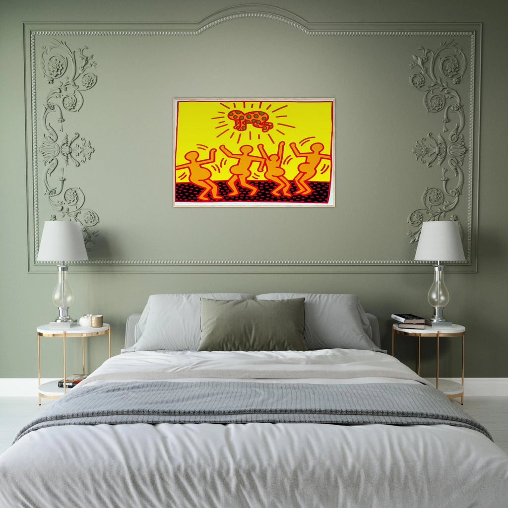 UNTITLED 1983 1 Framed Poster | Keith Haring Framed Prints Wall Art | Keith Haring Prints