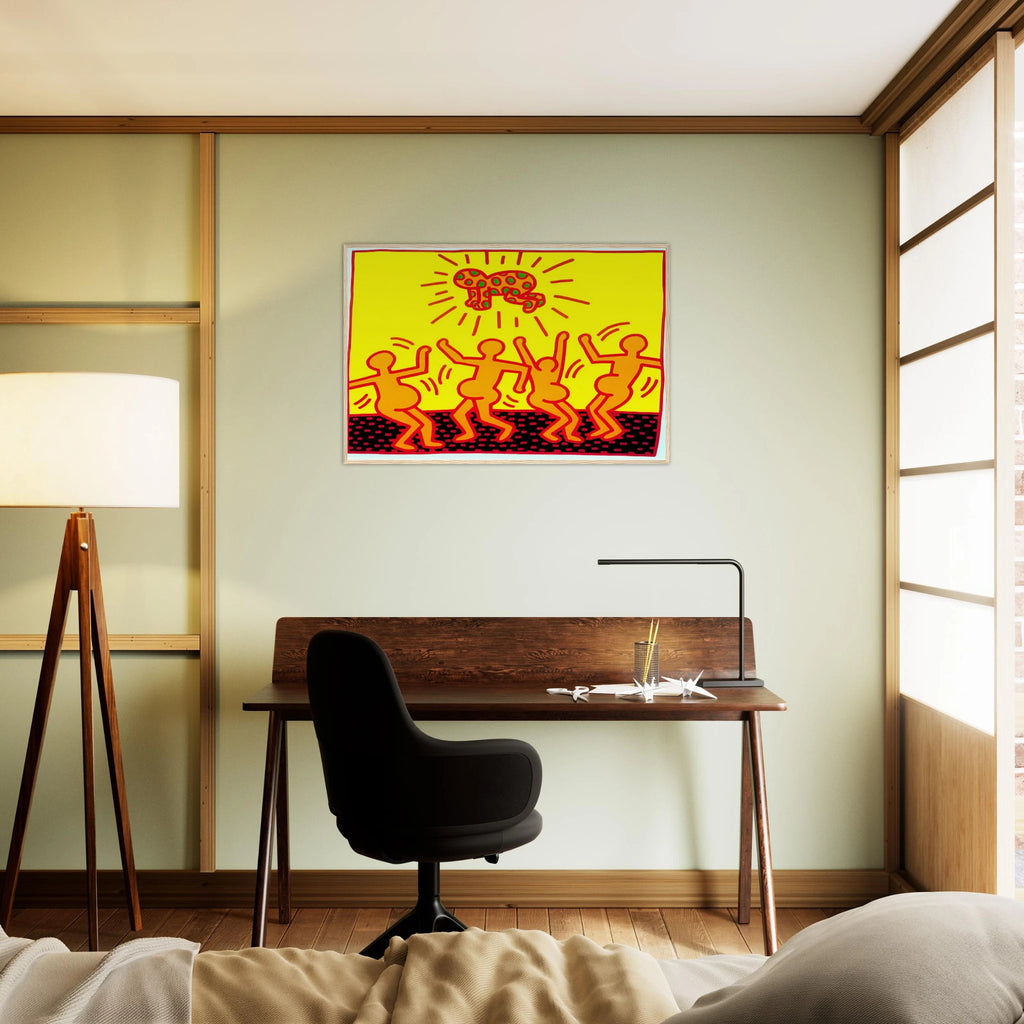UNTITLED 1983 1 Framed Poster | Keith Haring Framed Prints Wall Art | Keith Haring Prints