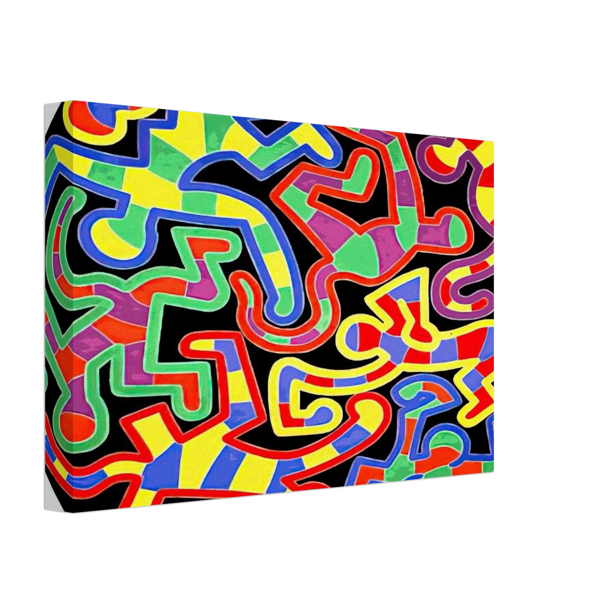MONKEY PUZZLE 1988 Canvas | Keith Haring Canvas | Keith Haring Prints