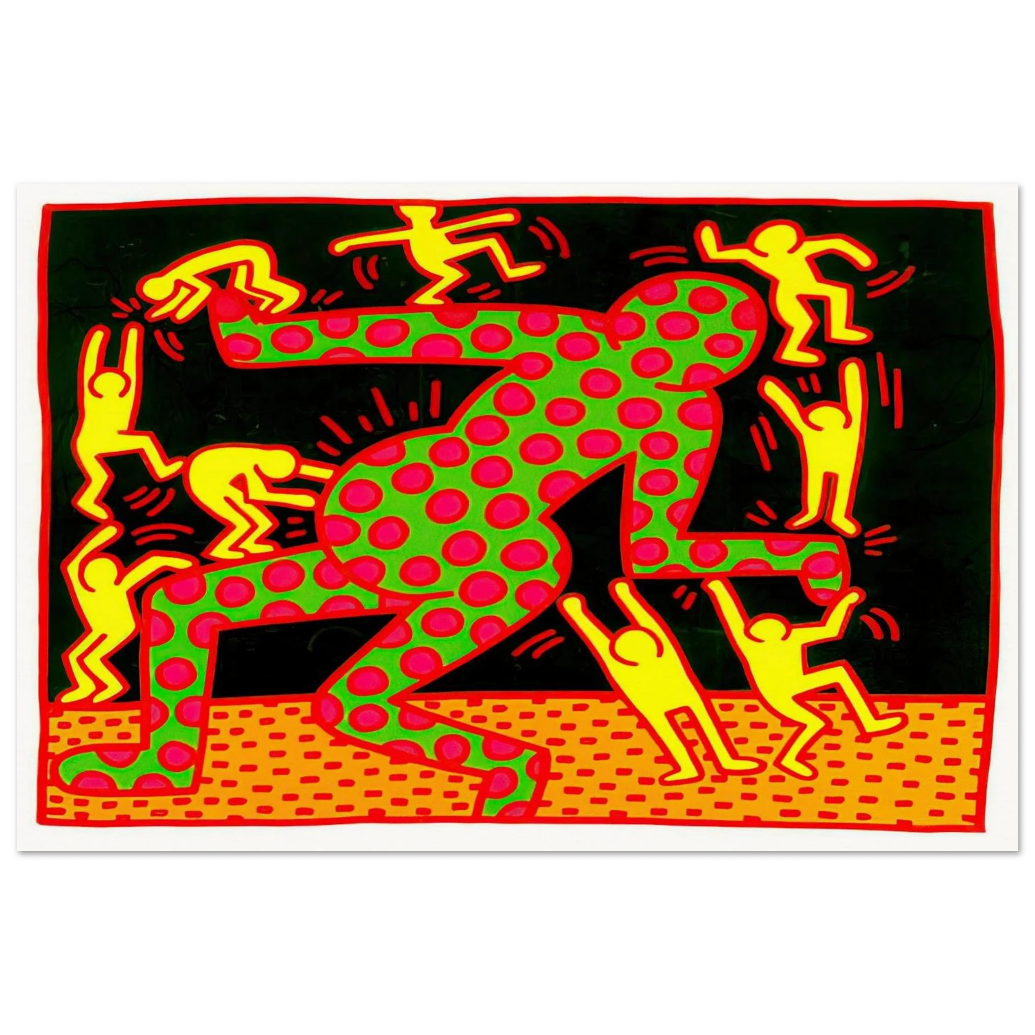 UNTITLED 1983 2 Poster | Keith Haring Poster | Keith Haring Prints