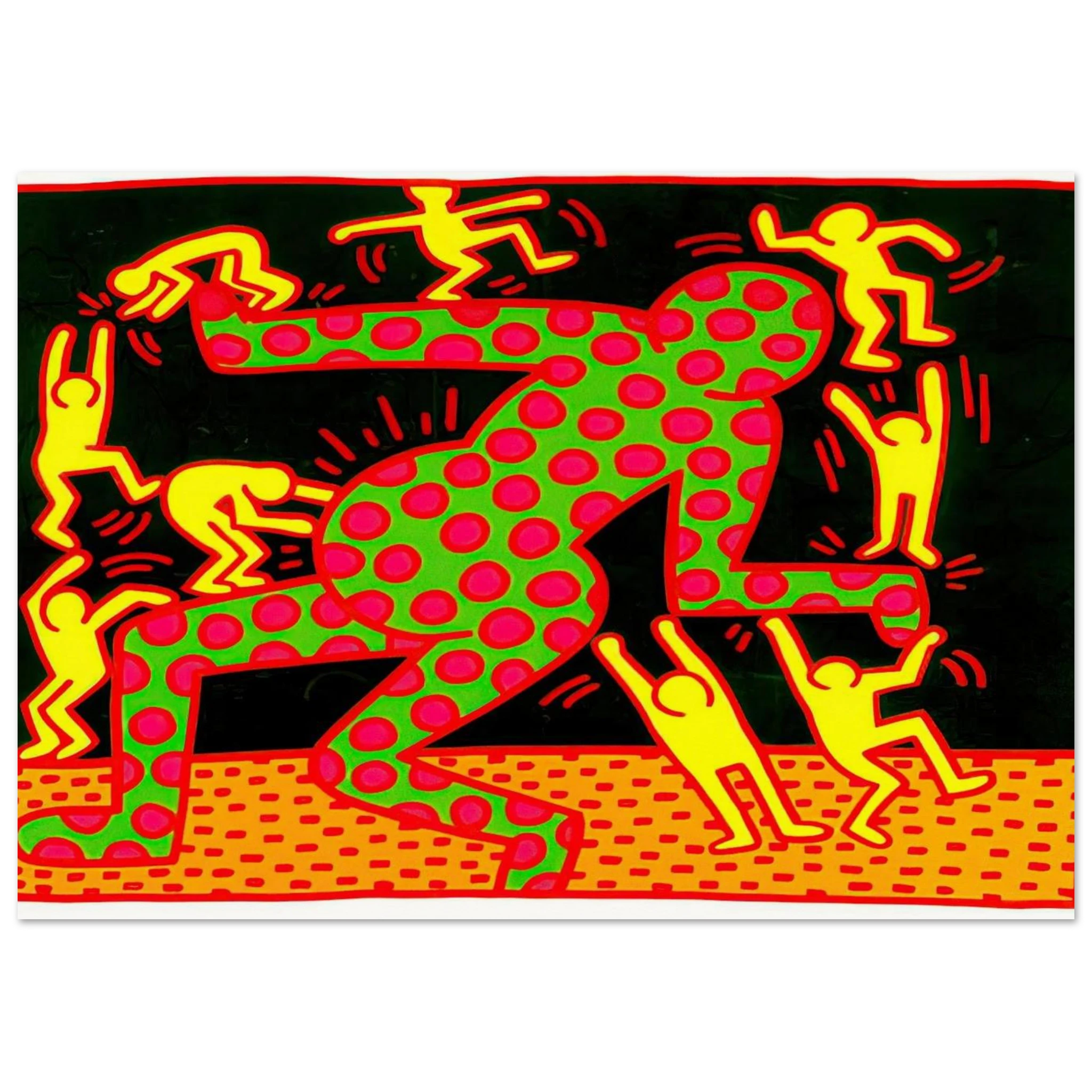 UNTITLED 1983 2 Poster | Keith Haring Poster | Keith Haring Prints
