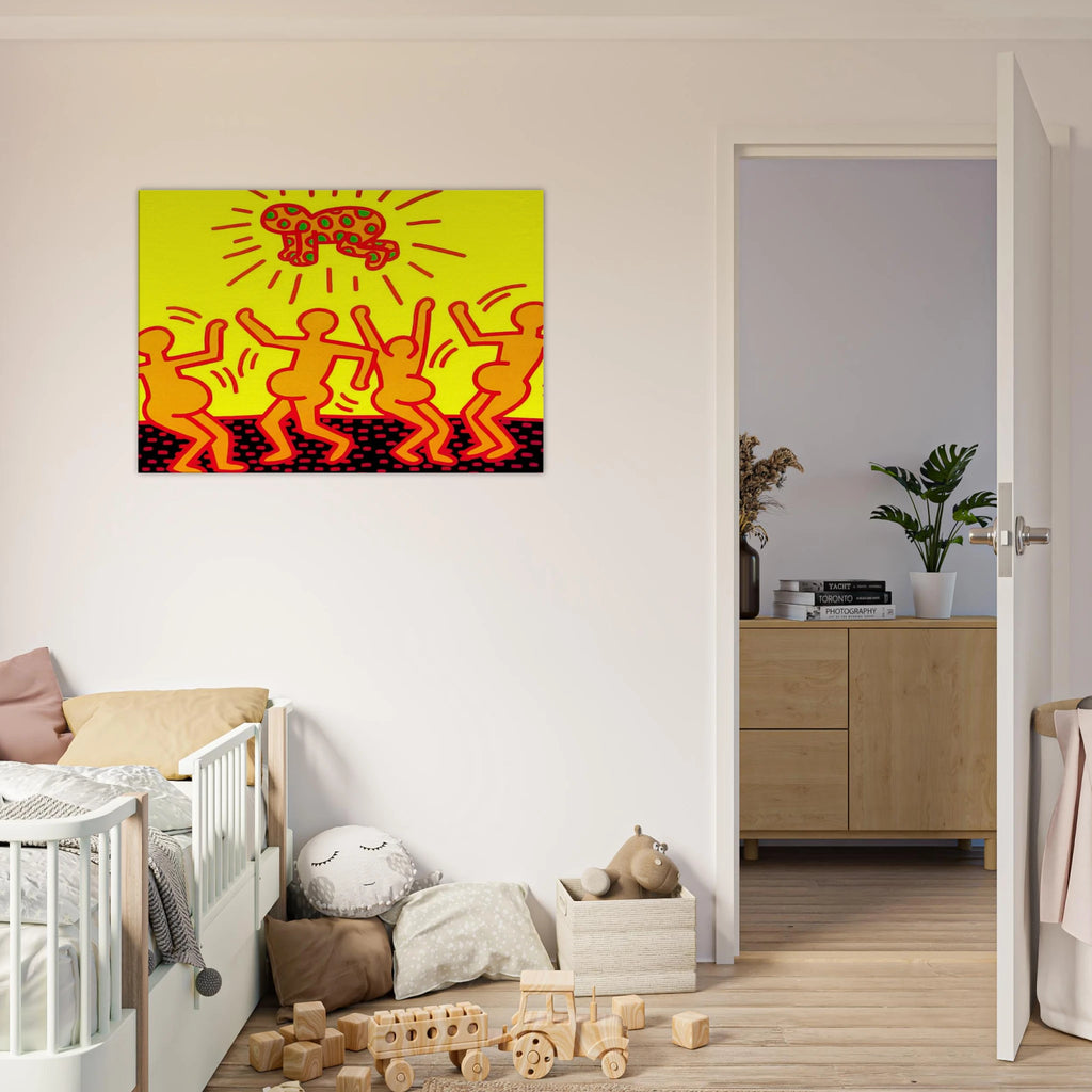 UNTITLED 1983 1 Canvas | Keith Haring Canvas | Keith Haring Prints