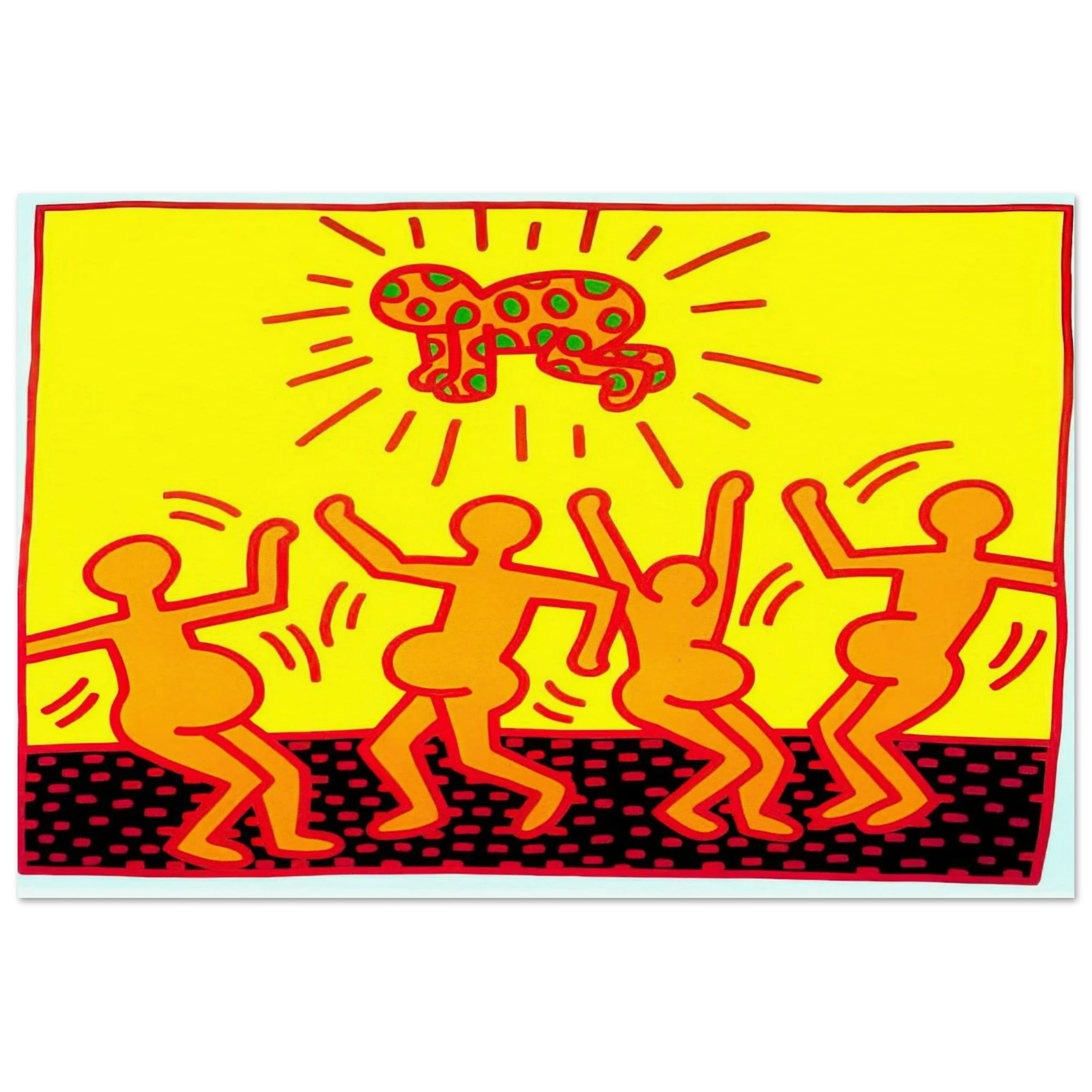 UNTITLED 1983 1 Poster | Keith Haring Poster | Keith Haring Prints