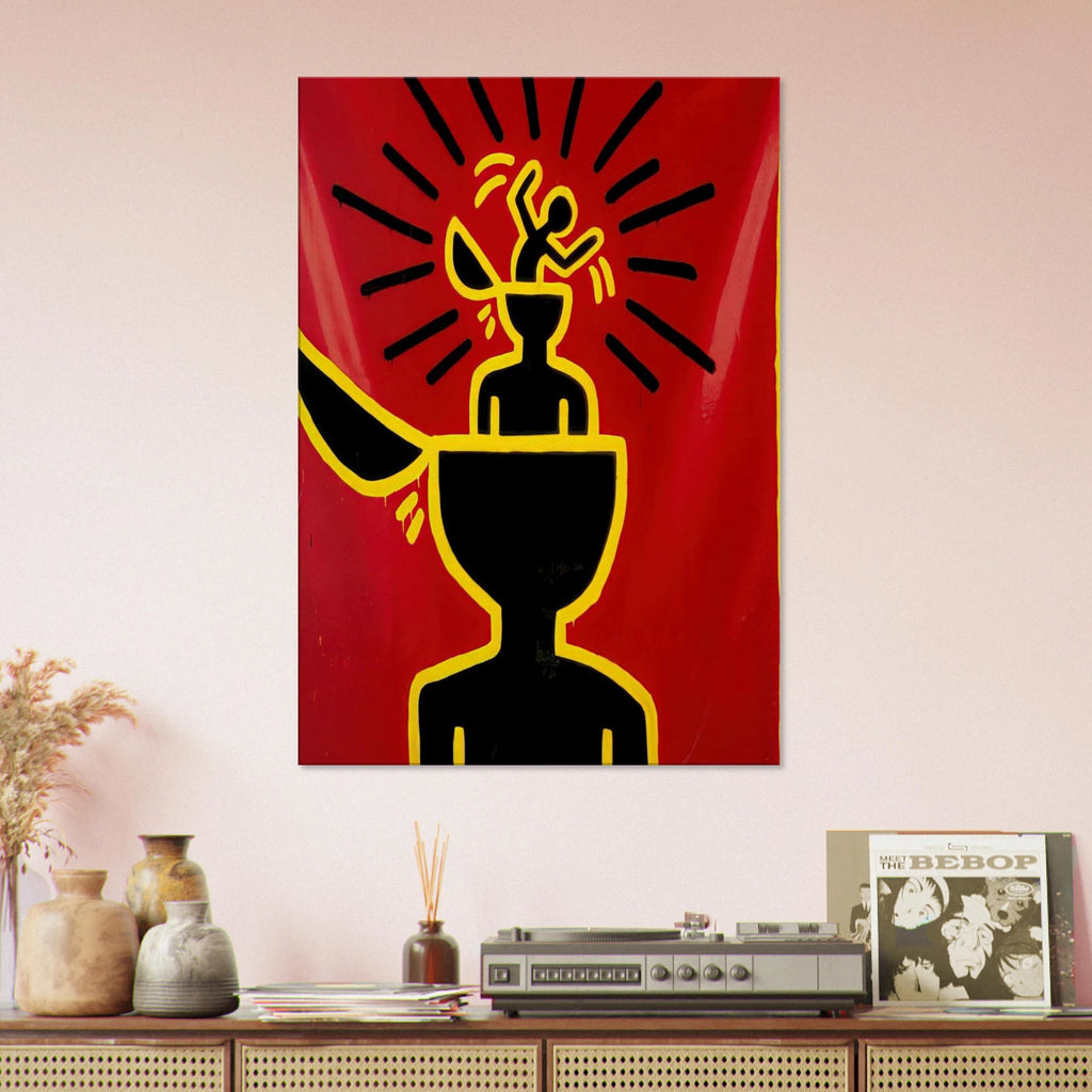 UNTITLED 1982 Canvas | Keith Haring Canvas | Keith Haring Prints