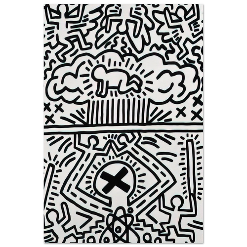 ANTI NUCLEAR RALLY 1982 Poster | Keith Haring Poster | Keith Haring Prints
