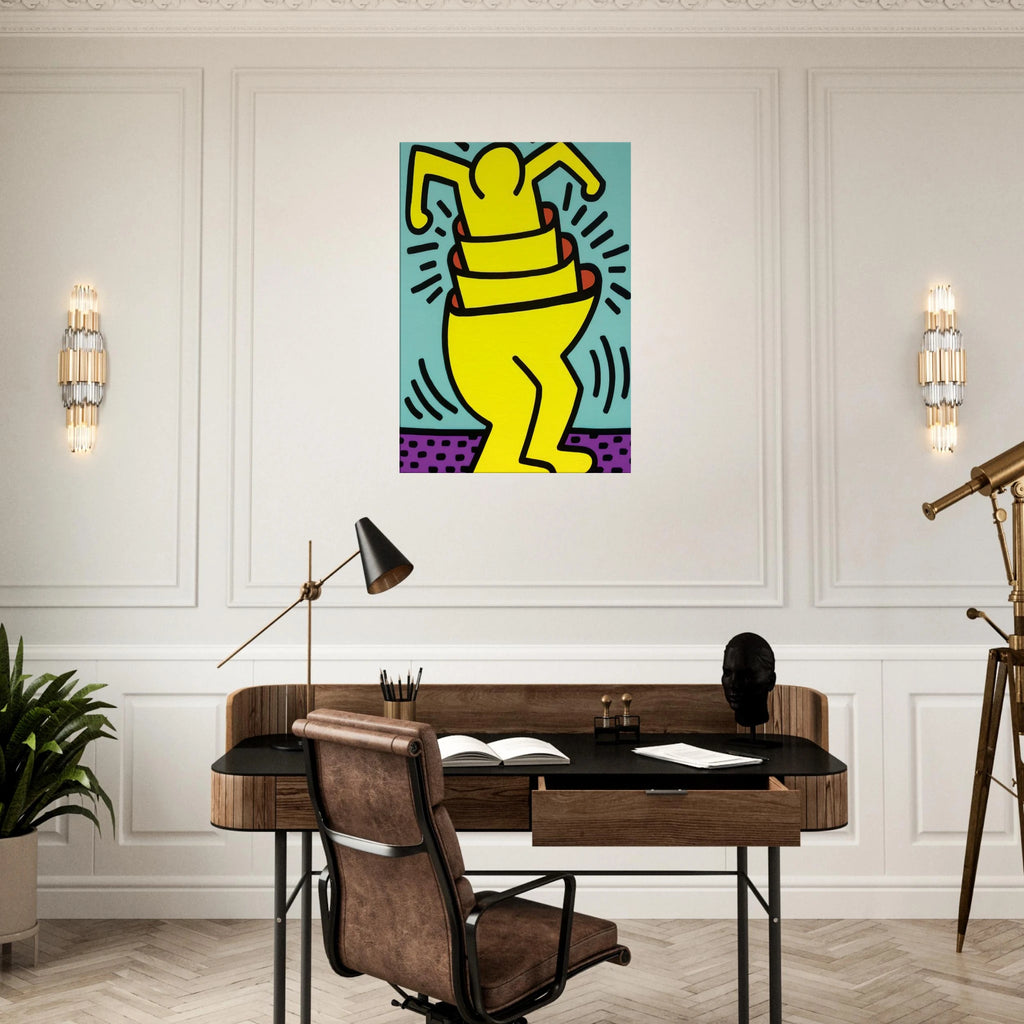 UNTITLED 1989 Canvas | Keith Haring Canvas | Keith Haring Prints