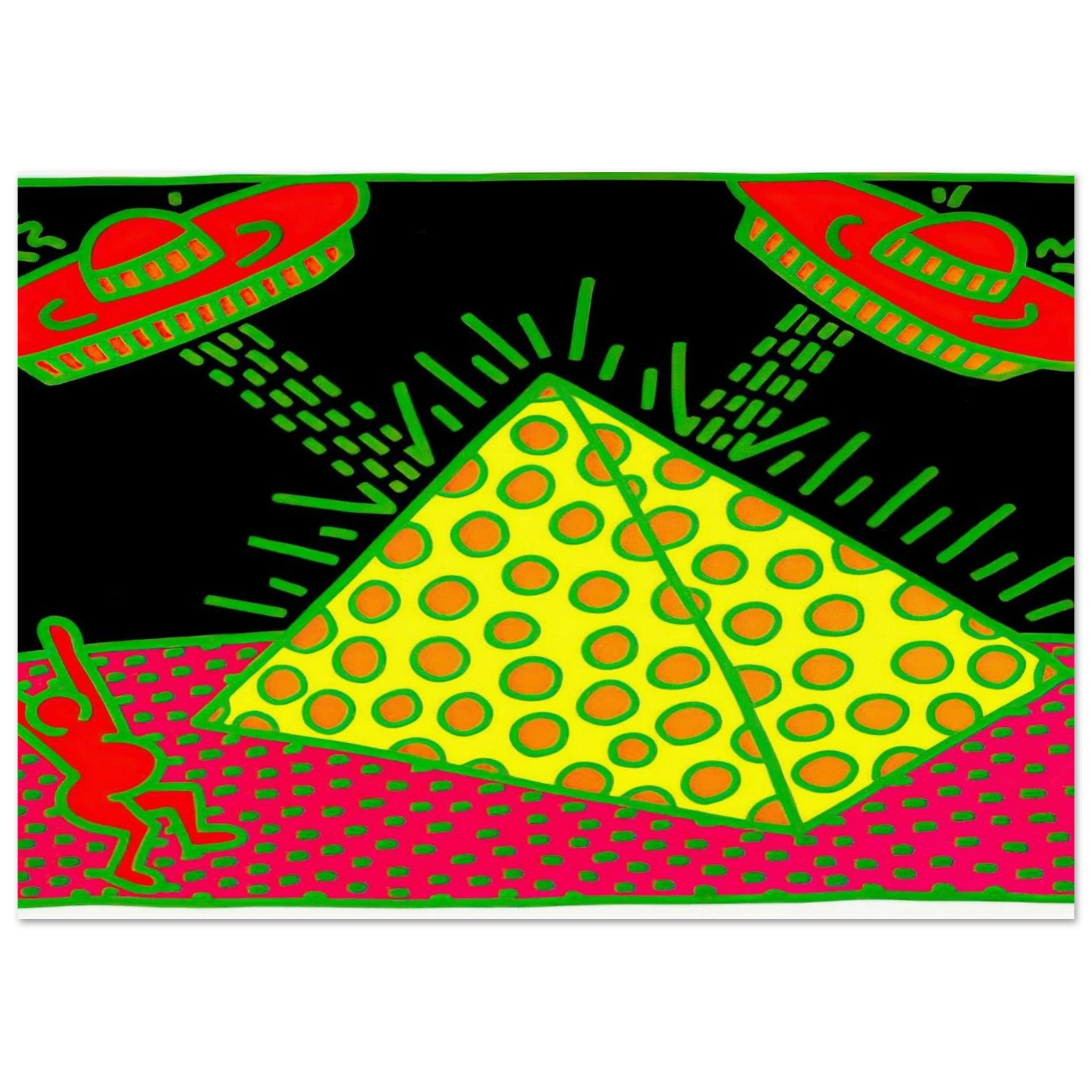 UNTITLED 1983 3 Poster | Keith Haring Poster | Keith Haring Prints