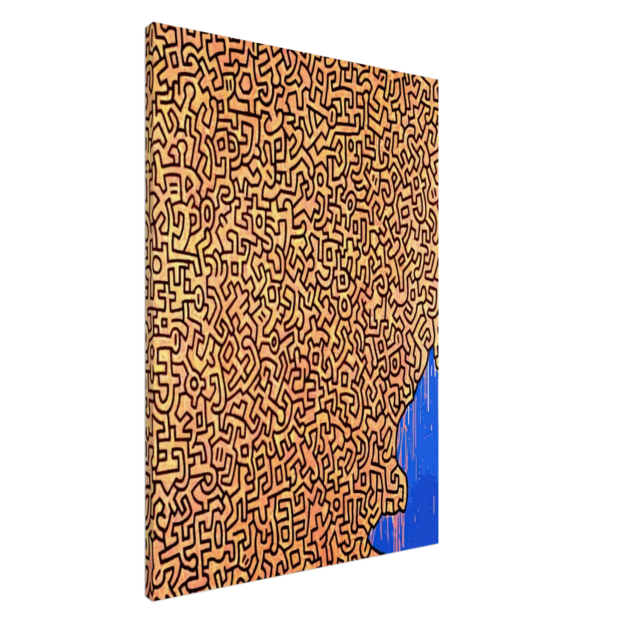 BRAZIL 1989 Canvas | Keith Haring Canvas | Keith Haring Prints