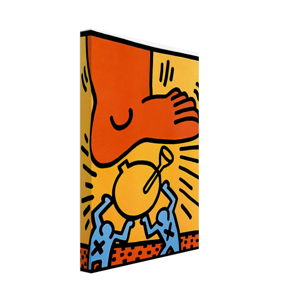 CRACK DOWN 1986 Canvas | Keith Haring Canvas | Keith Haring Prints
