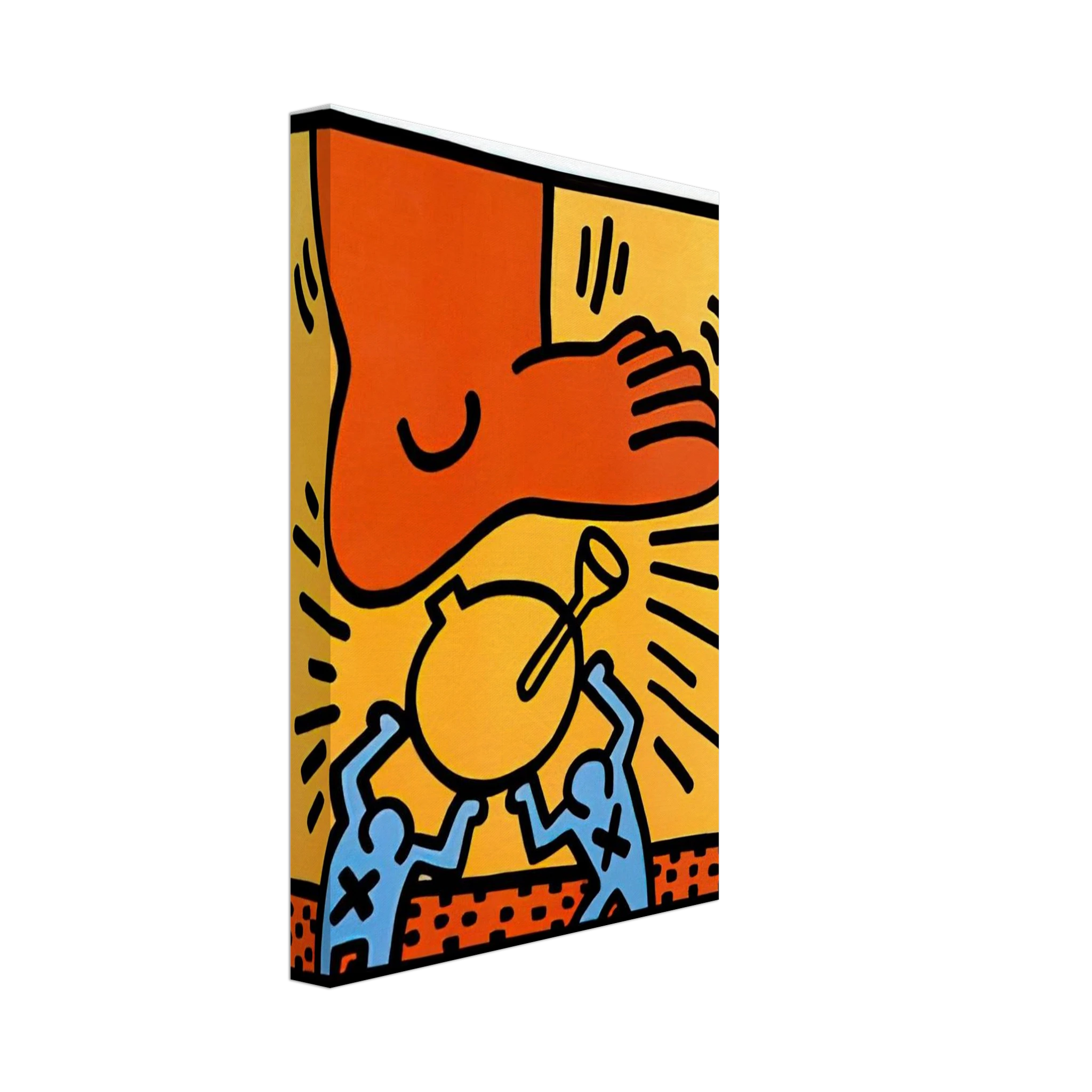 CRACK DOWN 1986 Canvas | Keith Haring Canvas | Keith Haring Prints