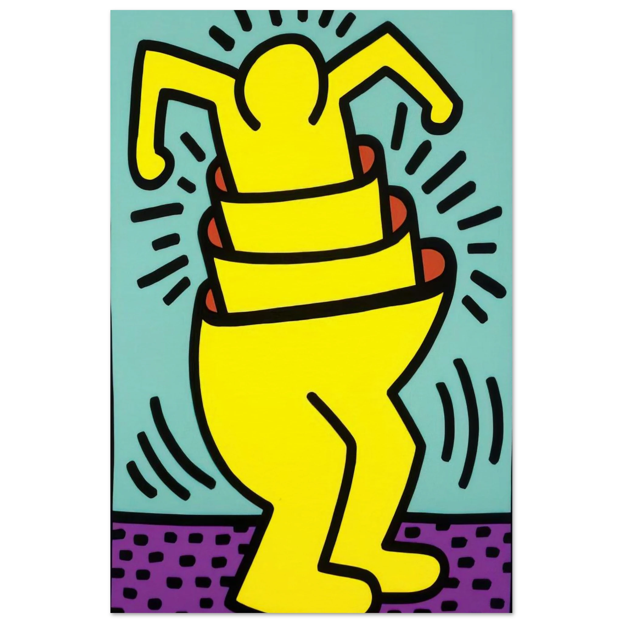 UNTITLED 1989 Poster | Keith Haring Poster | Keith Haring Prints