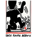 FREE SOUTH AFRICA 1985 Poster | Keith Haring Poster | Keith Haring Prints