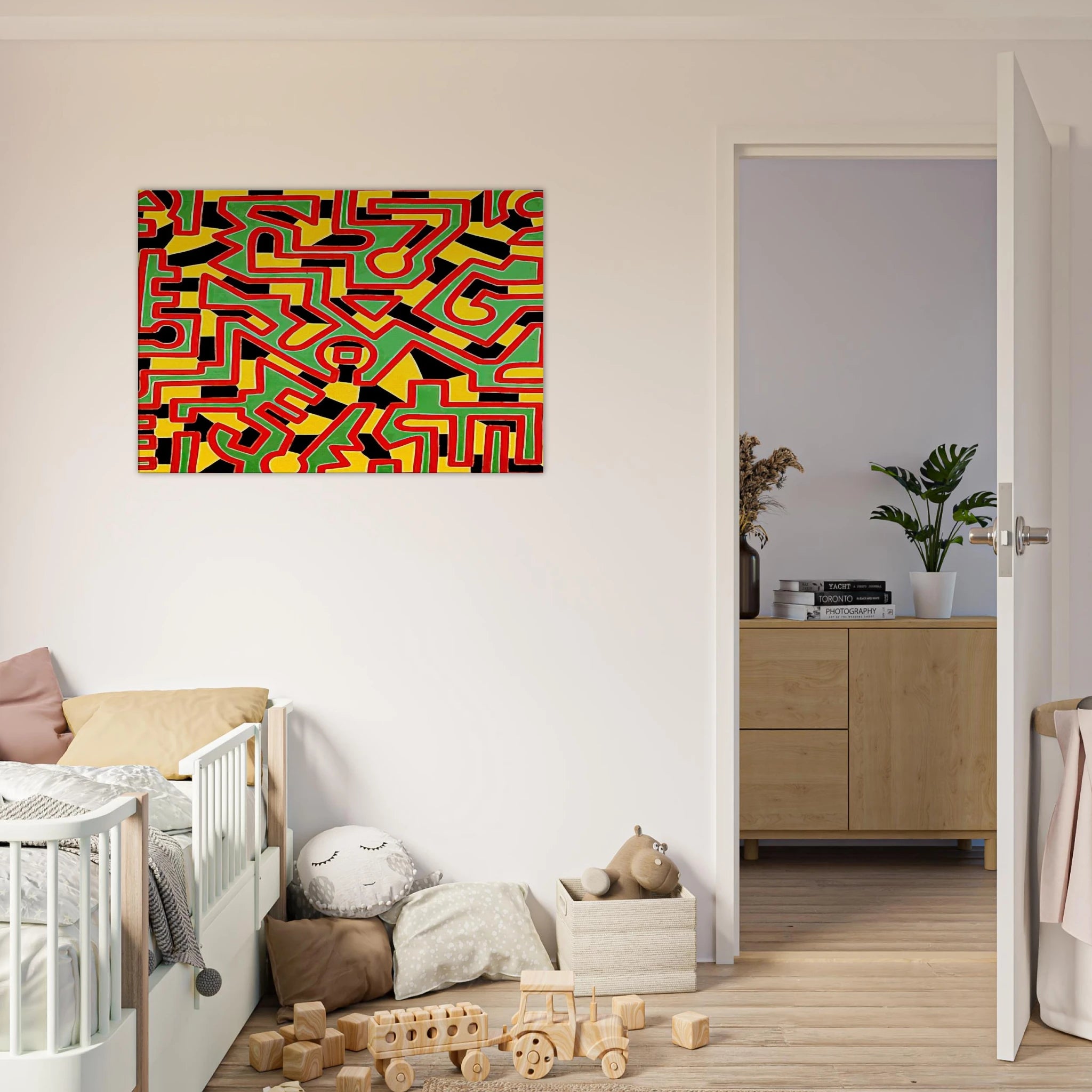 UNTITLED 1988 Canvas | Keith Haring Canvas | Keith Haring Prints