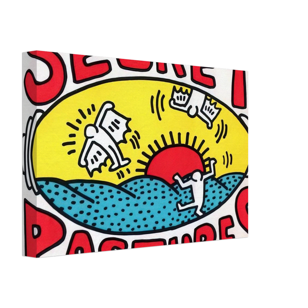 PROMOTIONAL POSTER FOR SECRET PASTURES 1984 Canvas | Keith Haring Canvas | Keith Haring Prints