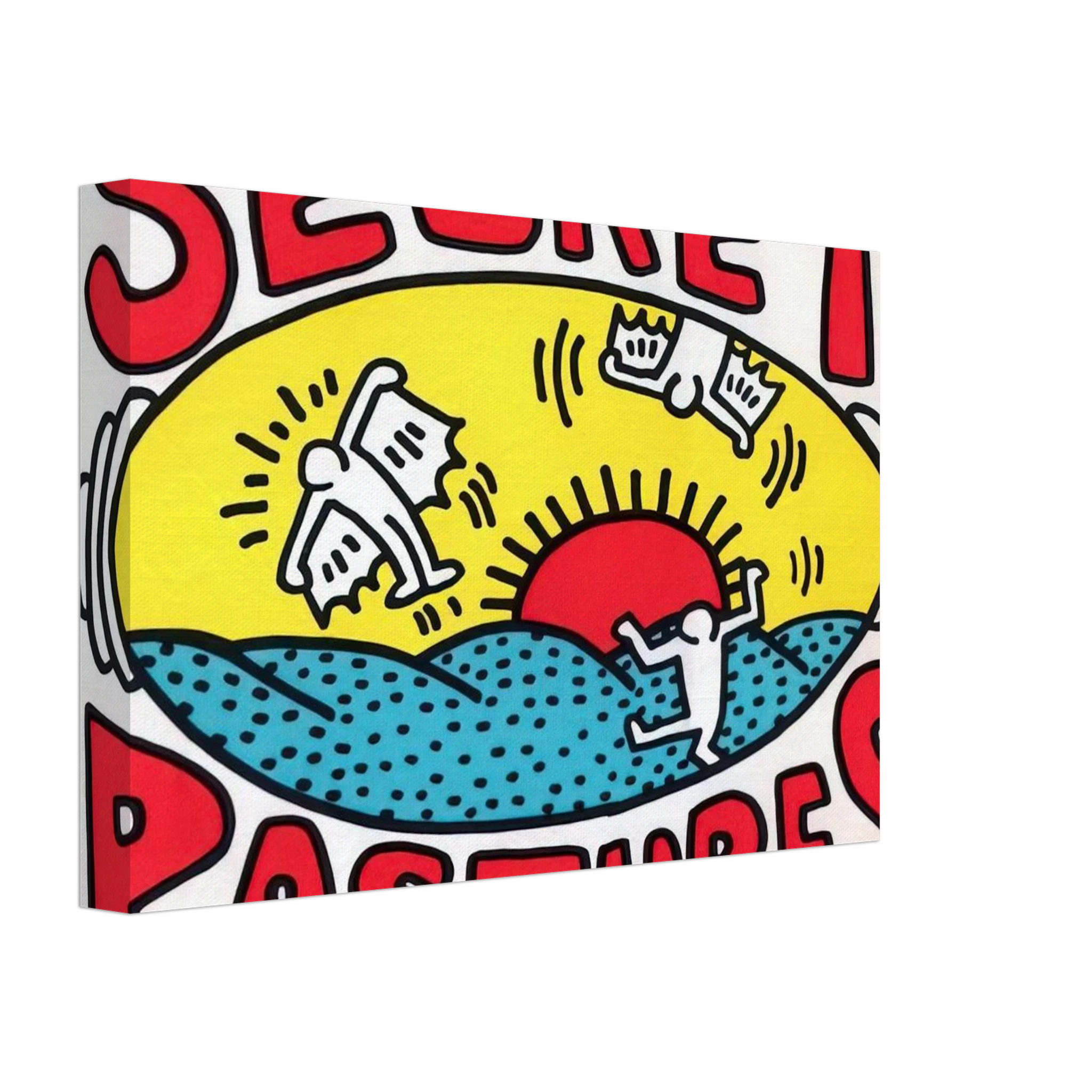PROMOTIONAL POSTER FOR SECRET PASTURES 1984 Canvas | Keith Haring Canvas | Keith Haring Prints