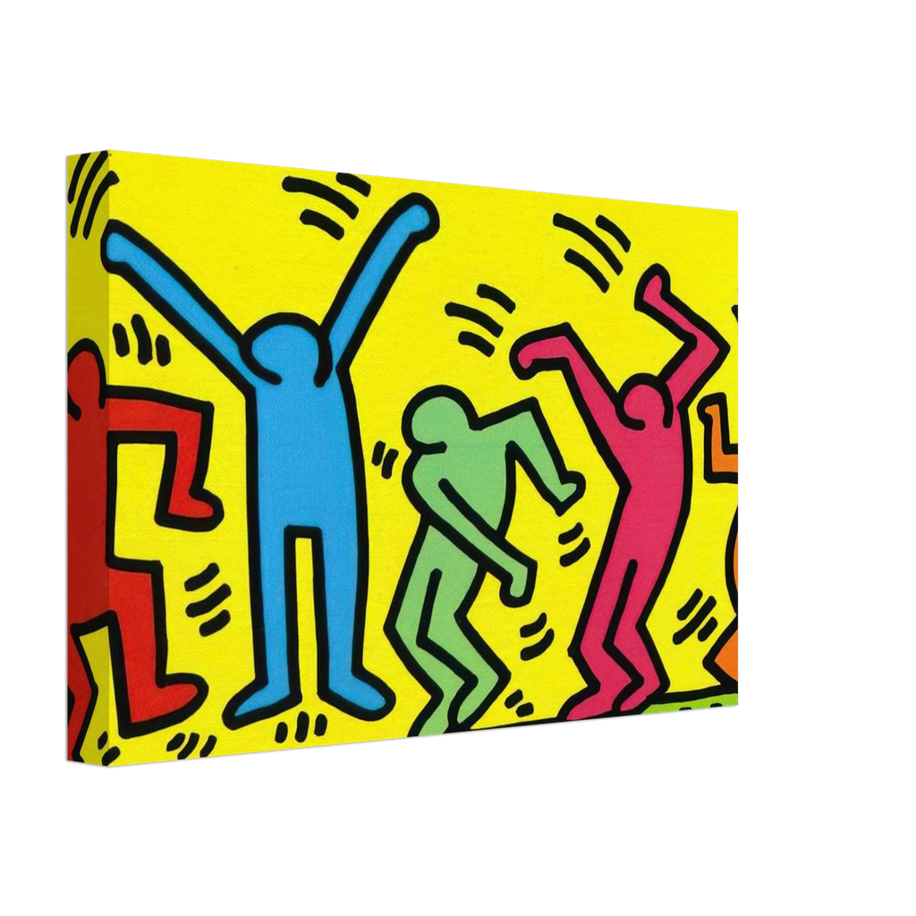 UNTITLED DANCE 1987 Canvas | Keith Haring Canvas | Keith Haring Prints
