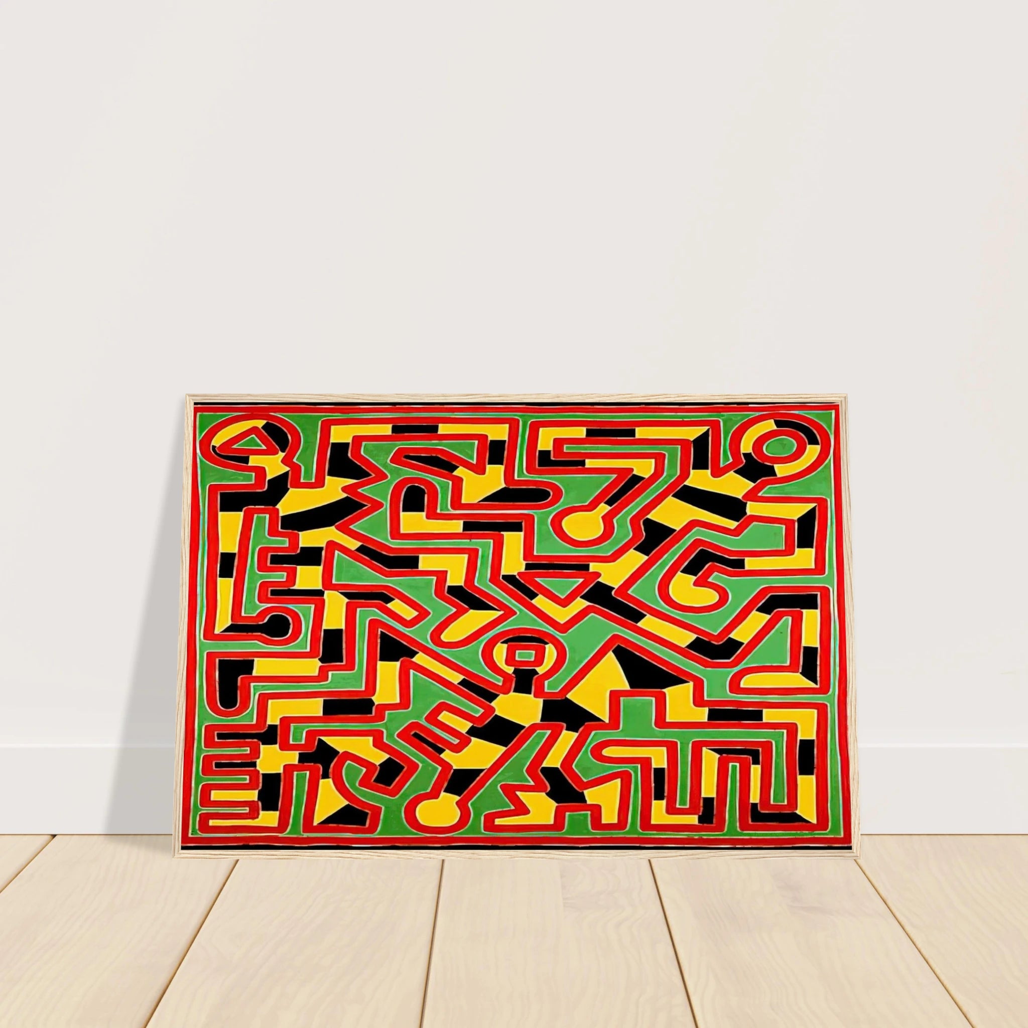 UNTITLED 1988 Framed Poster | Keith Haring Framed Prints Wall Art | Keith Haring Prints