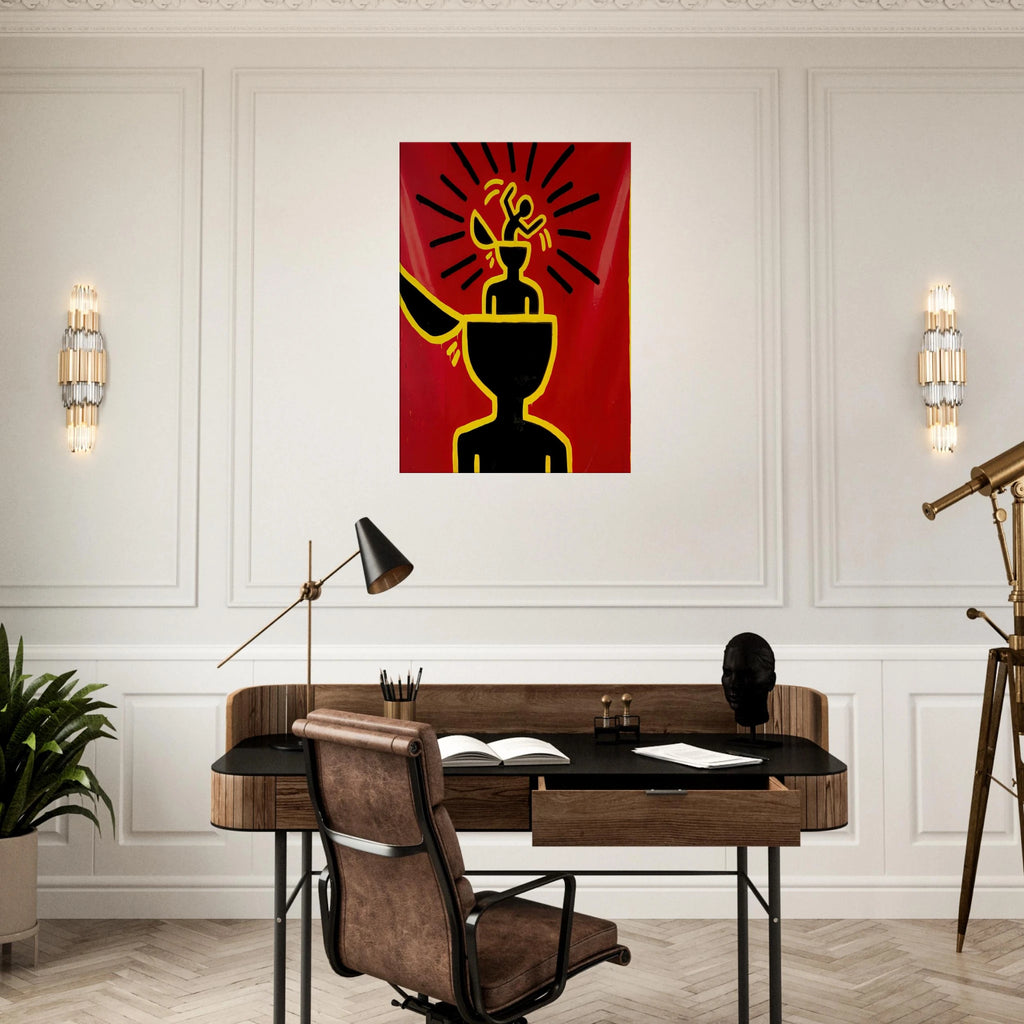 UNTITLED 1982 Canvas | Keith Haring Canvas | Keith Haring Prints