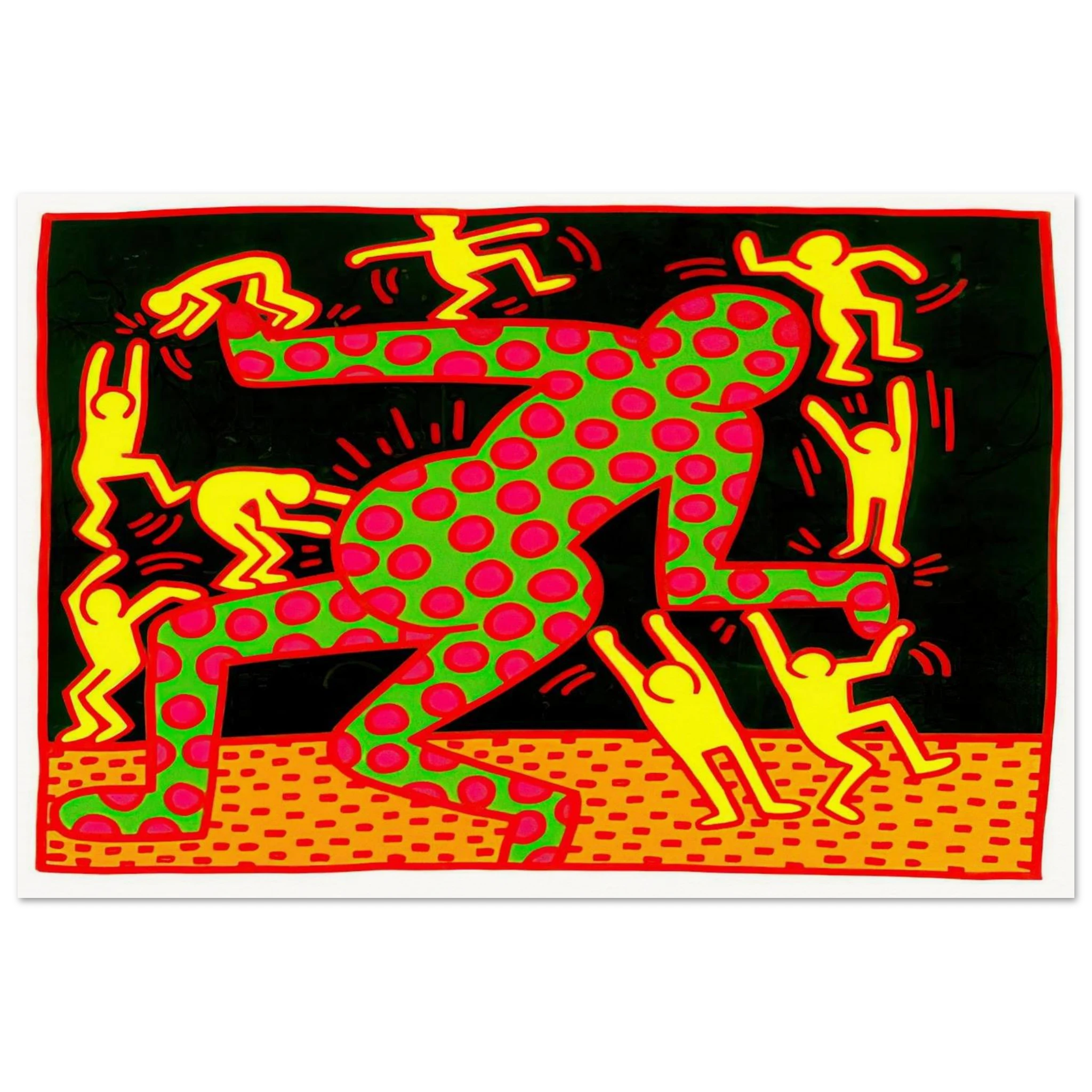 UNTITLED 1983 2 Poster | Keith Haring Poster | Keith Haring Prints