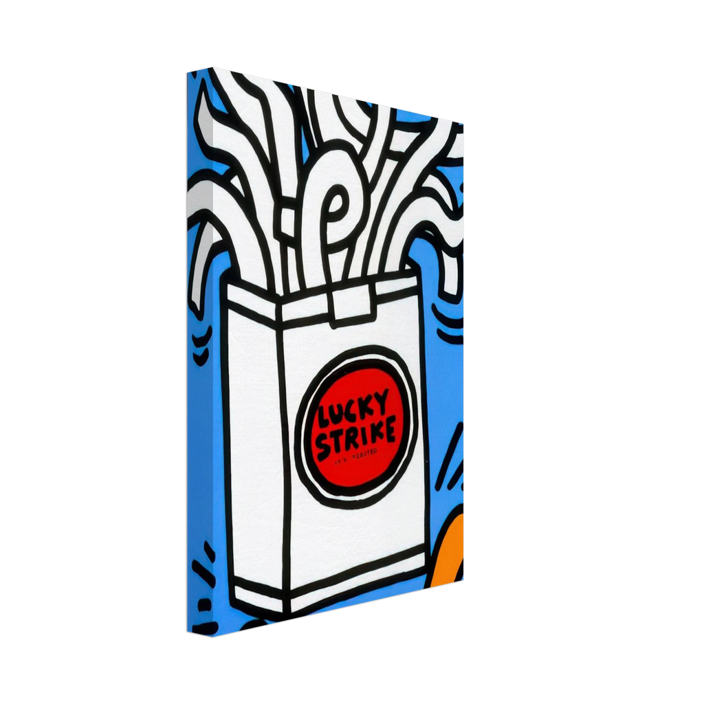 LUCKY STRIKE 1987 Canvas | Keith Haring Canvas | Keith Haring Prints