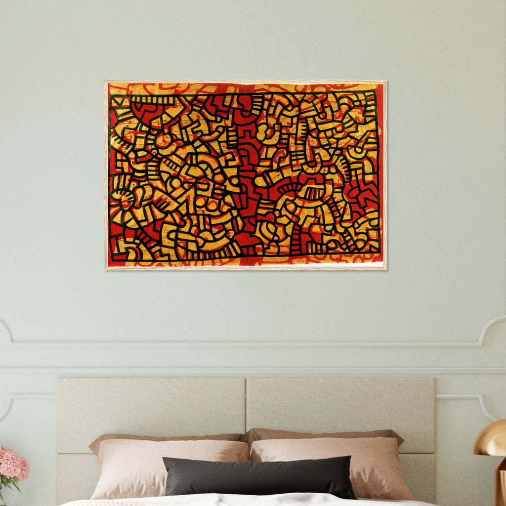 UNTITLED 1979 Framed Poster | Keith Haring Framed Prints Wall Art | Keith Haring Prints