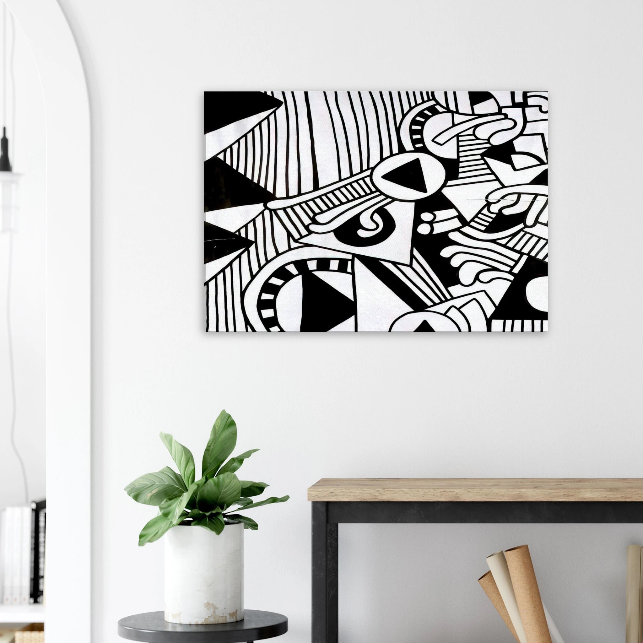 UNTITLED 1978 1 Canvas | Keith Haring Canvas | Keith Haring Prints