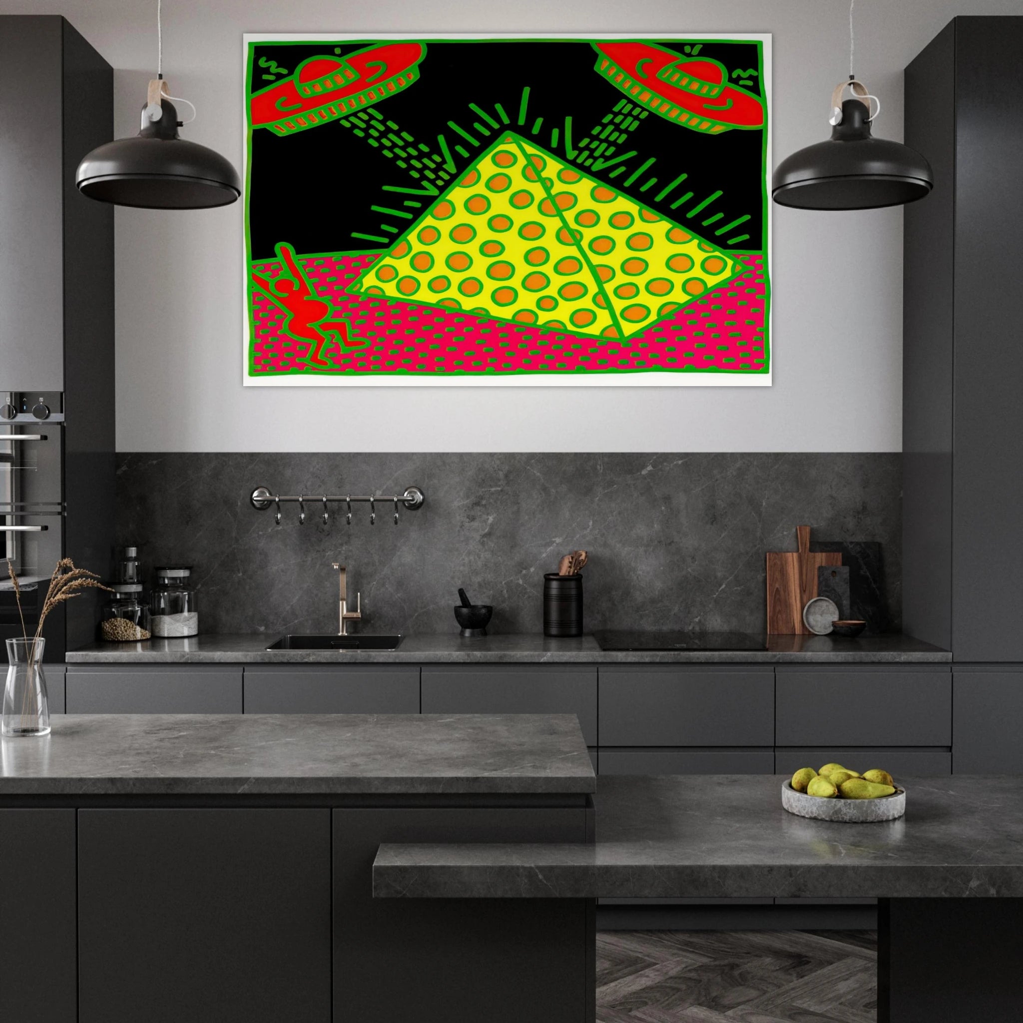 UNTITLED 1983 3 Poster | Keith Haring Poster | Keith Haring Prints