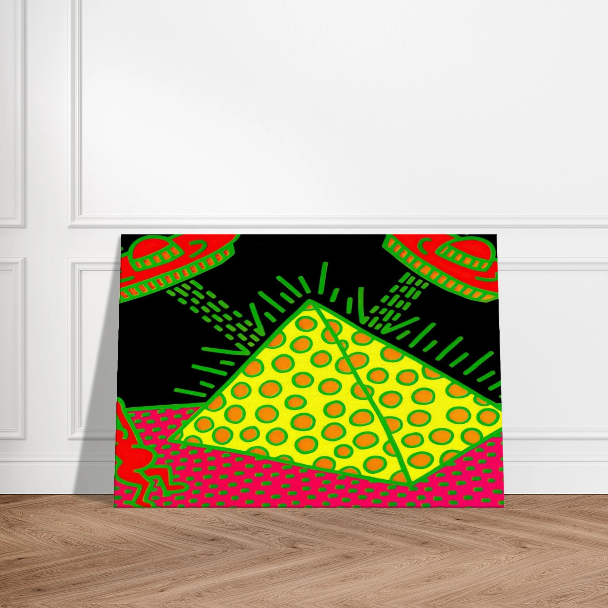 UNTITLED 1983 3 Canvas | Keith Haring Canvas | Keith Haring Prints