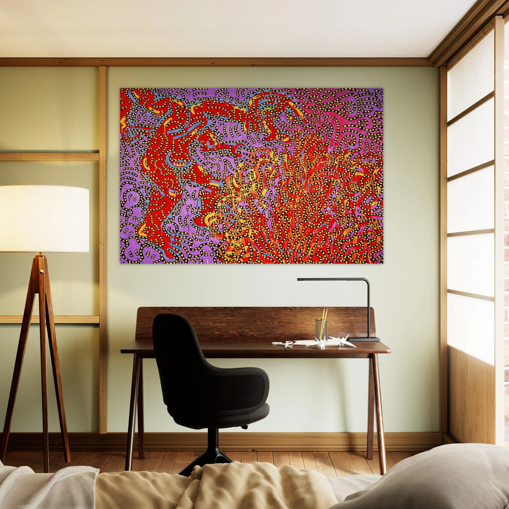 MOSES AND THE BURNING BUSH 1985 Poster | Keith Haring Poster | Keith Haring Prints