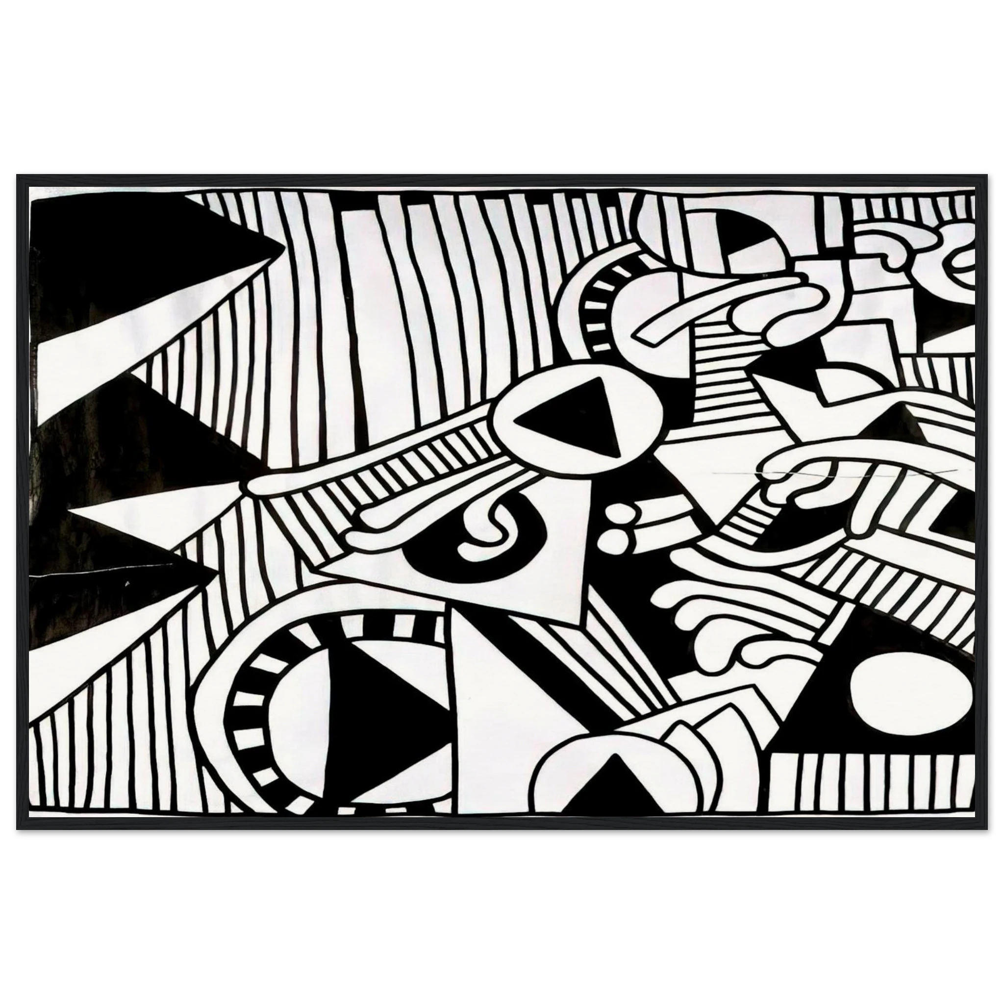 UNTITLED 1978 1 Framed Poster | Keith Haring Framed Prints Wall Art | Keith Haring Prints