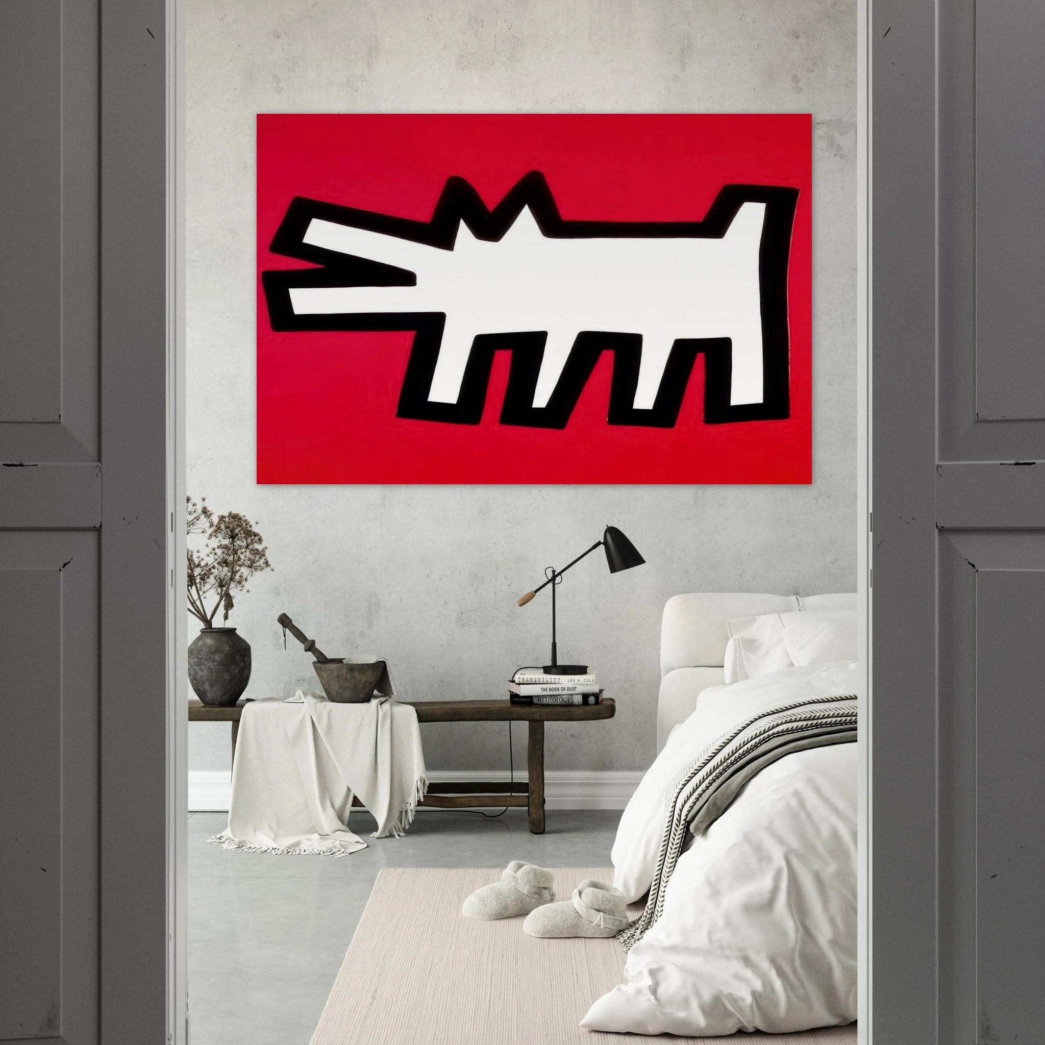 BARKING DOG 1990 Poster | Keith Haring Poster | Keith Haring Prints