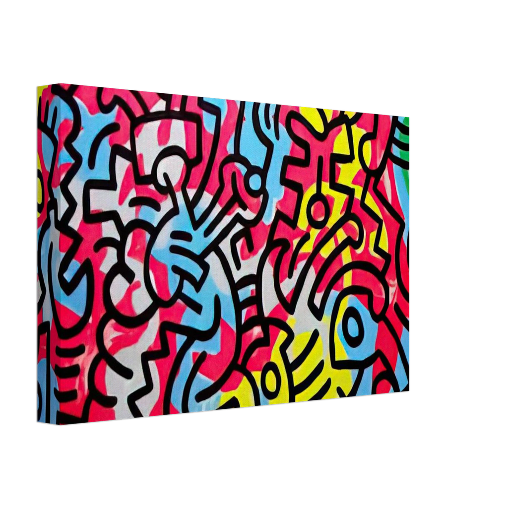 UNTITLED 1987 Canvas | Keith Haring Canvas | Keith Haring Prints