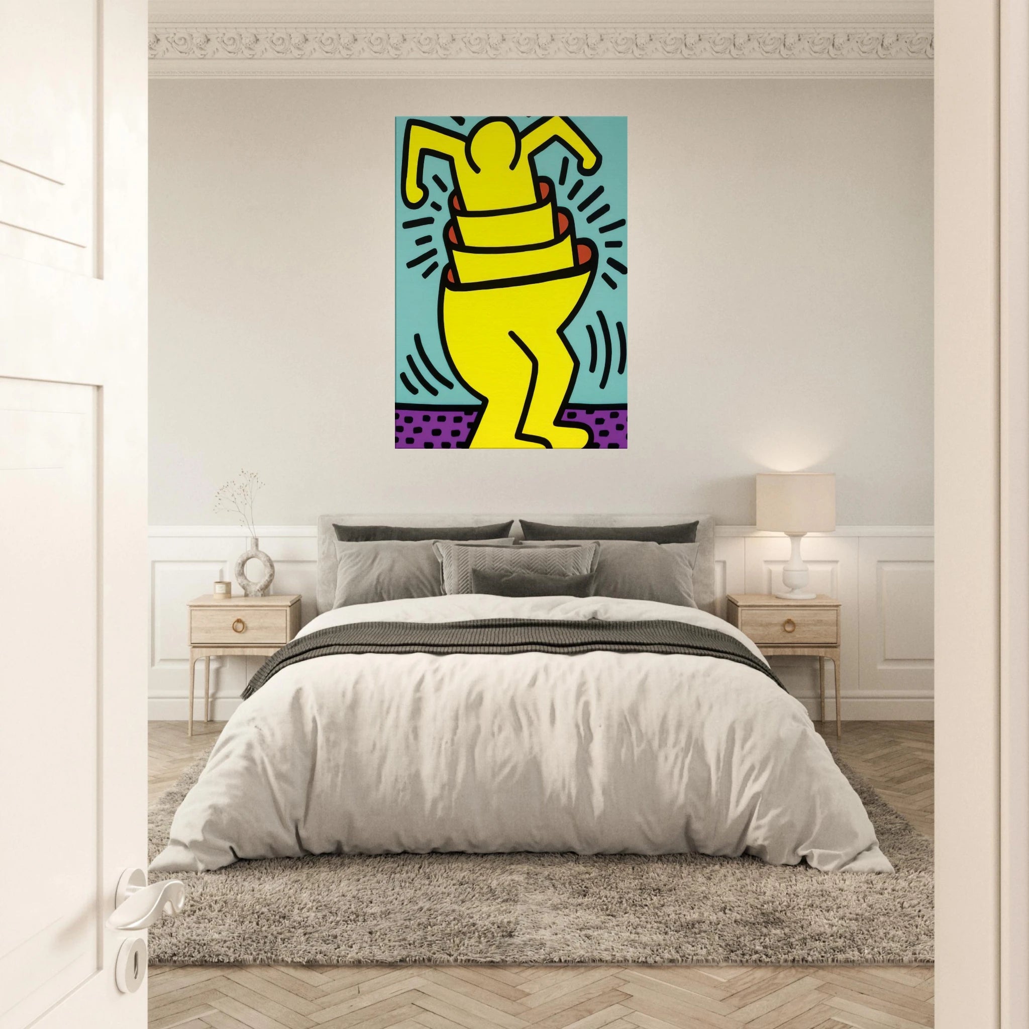 UNTITLED 1989 Canvas | Keith Haring Canvas | Keith Haring Prints