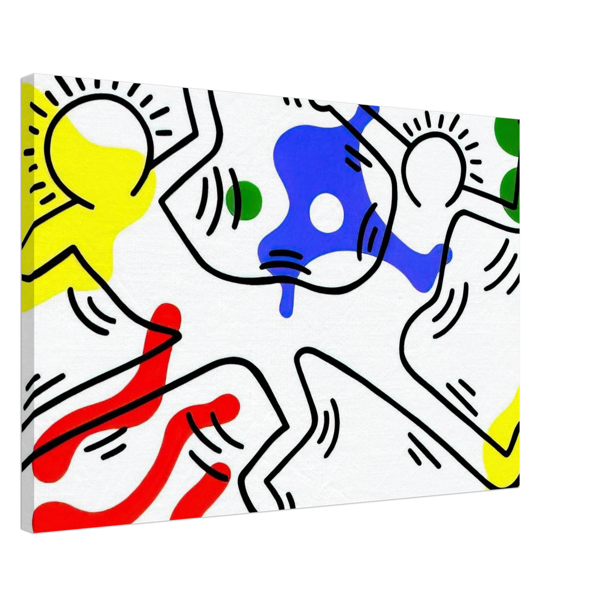 UNTITLED 1986 Canvas | Keith Haring Canvas | Keith Haring Prints