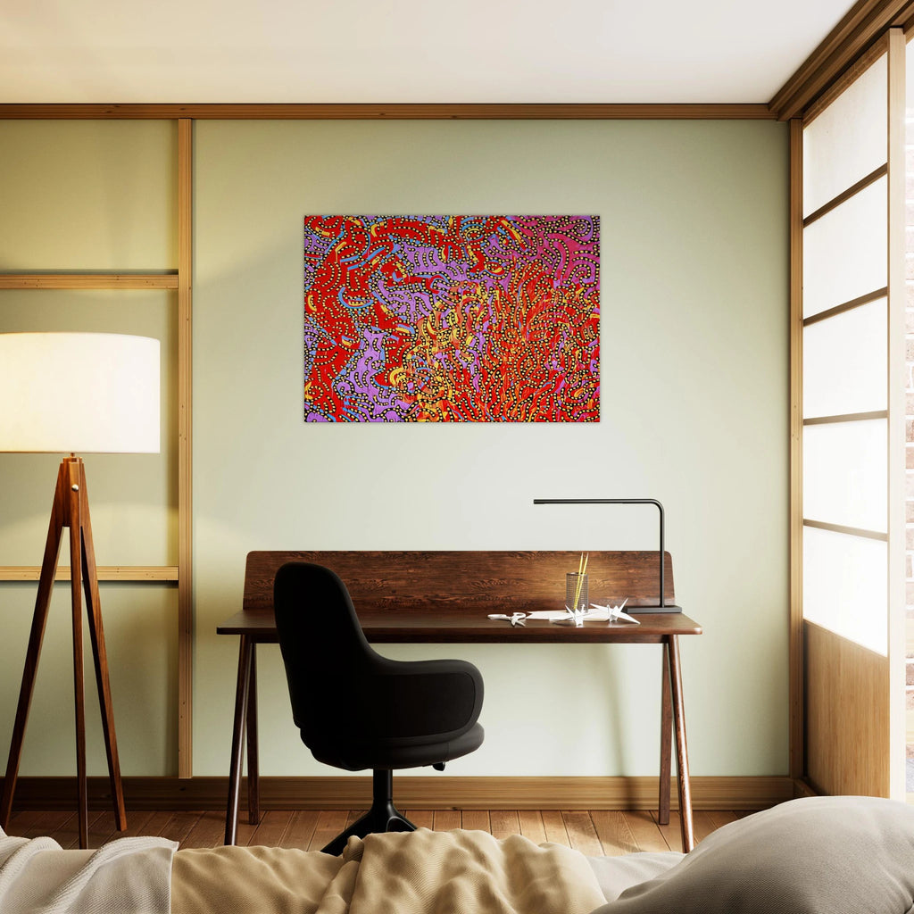 MOSES AND THE BURNING BUSH 1985 Canvas | Keith Haring Canvas | Keith Haring Prints