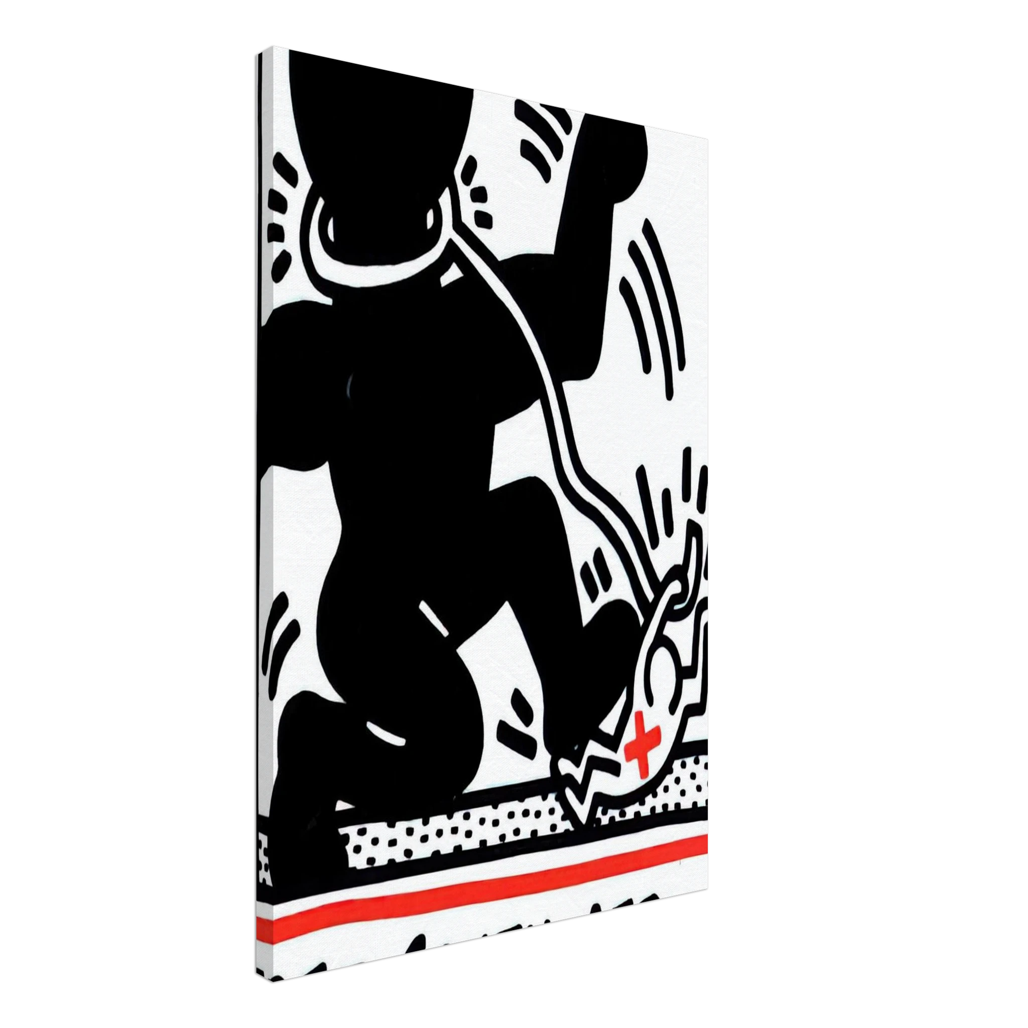 FREE SOUTH AFRICA 1985 Canvas | Keith Haring Canvas | Keith Haring Prints