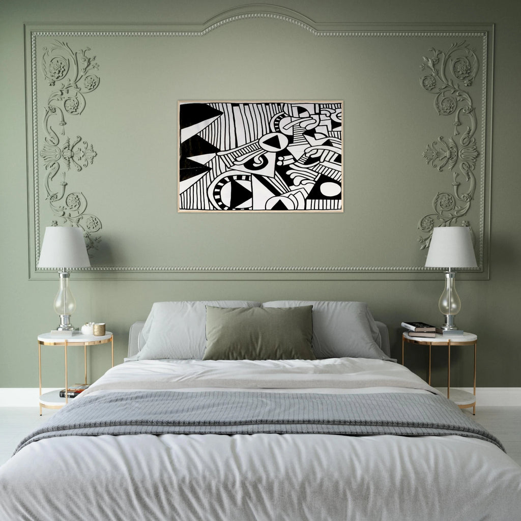 UNTITLED 1978 1 Framed Poster | Keith Haring Framed Prints Wall Art | Keith Haring Prints