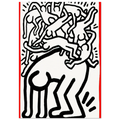 FIGHT AIDS WORLDWIDE 1990 Poster | Keith Haring Poster | Keith Haring Prints