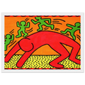 UNTITLED 1982 2 Framed Poster | Keith Haring Framed Prints Wall Art | Keith Haring Prints