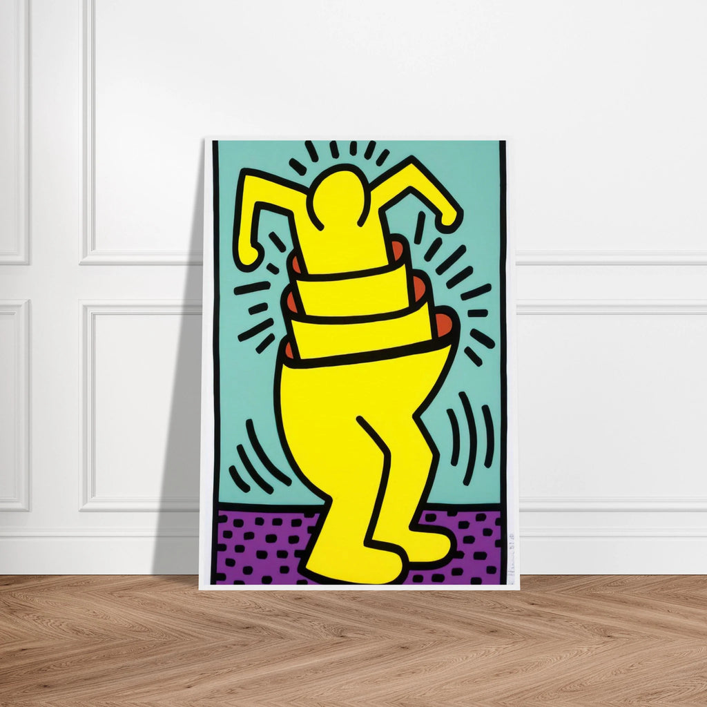 UNTITLED 1989 Framed Poster | Keith Haring Framed Prints Wall Art | Keith Haring Prints
