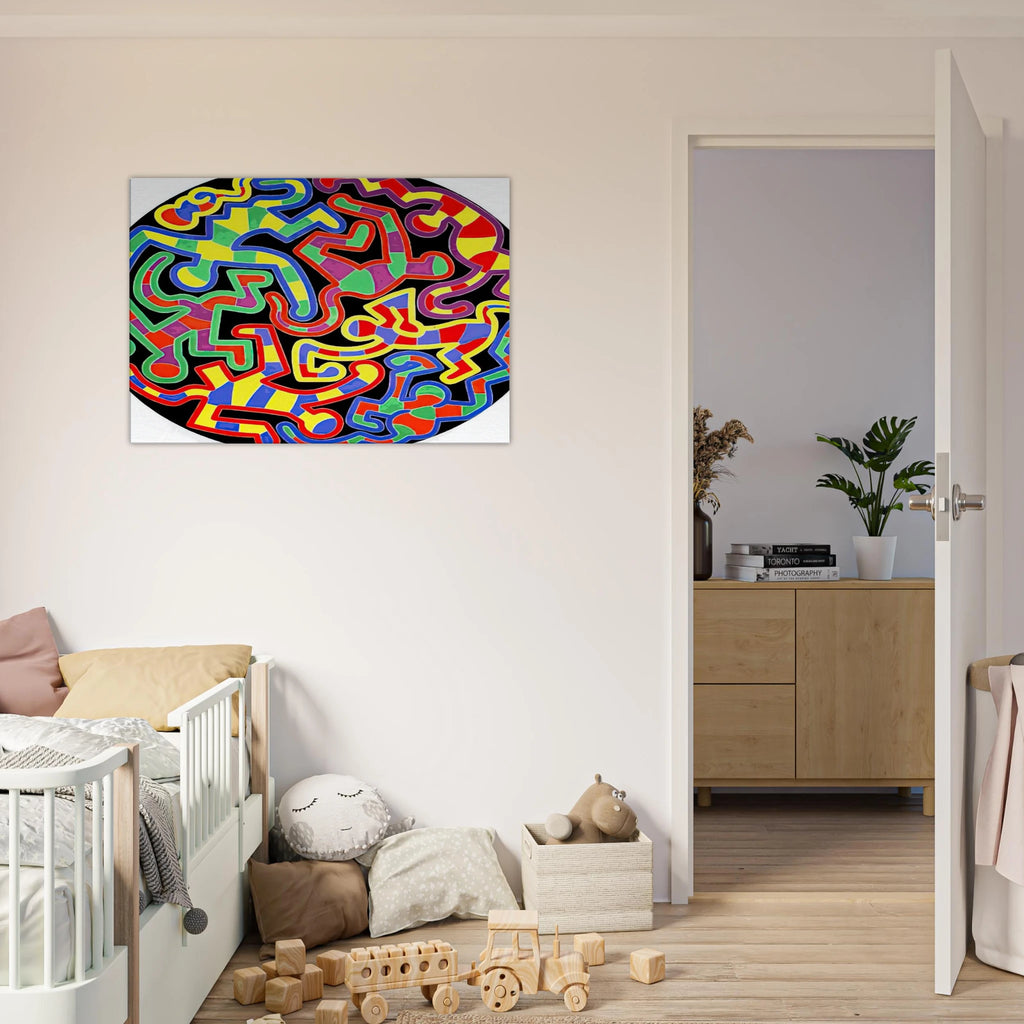 MONKEY PUZZLE 1988 Canvas | Keith Haring Canvas | Keith Haring Prints