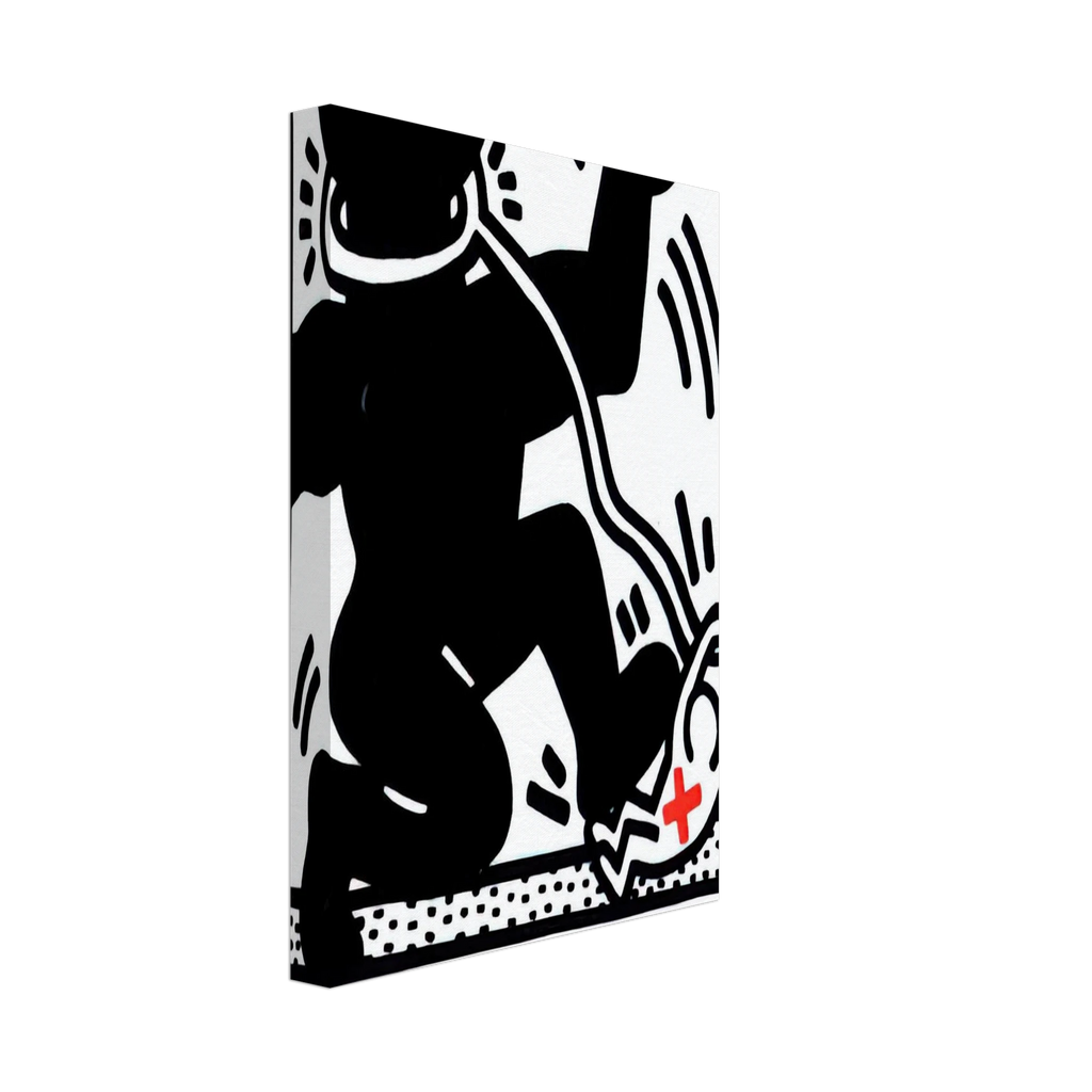 FREE SOUTH AFRICA 1985 Canvas | Keith Haring Canvas | Keith Haring Prints