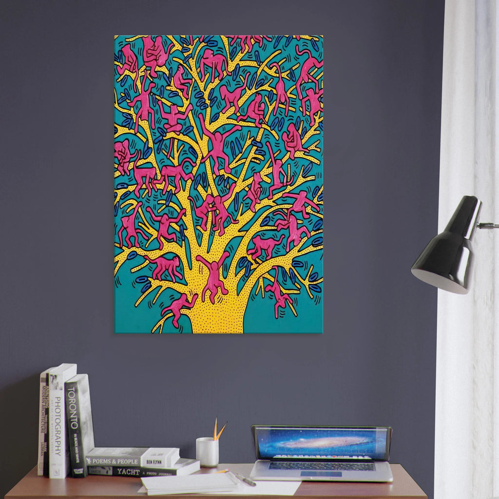THE TREE OF MONKEYS Canvas | Keith Haring Canvas | Keith Haring Prints