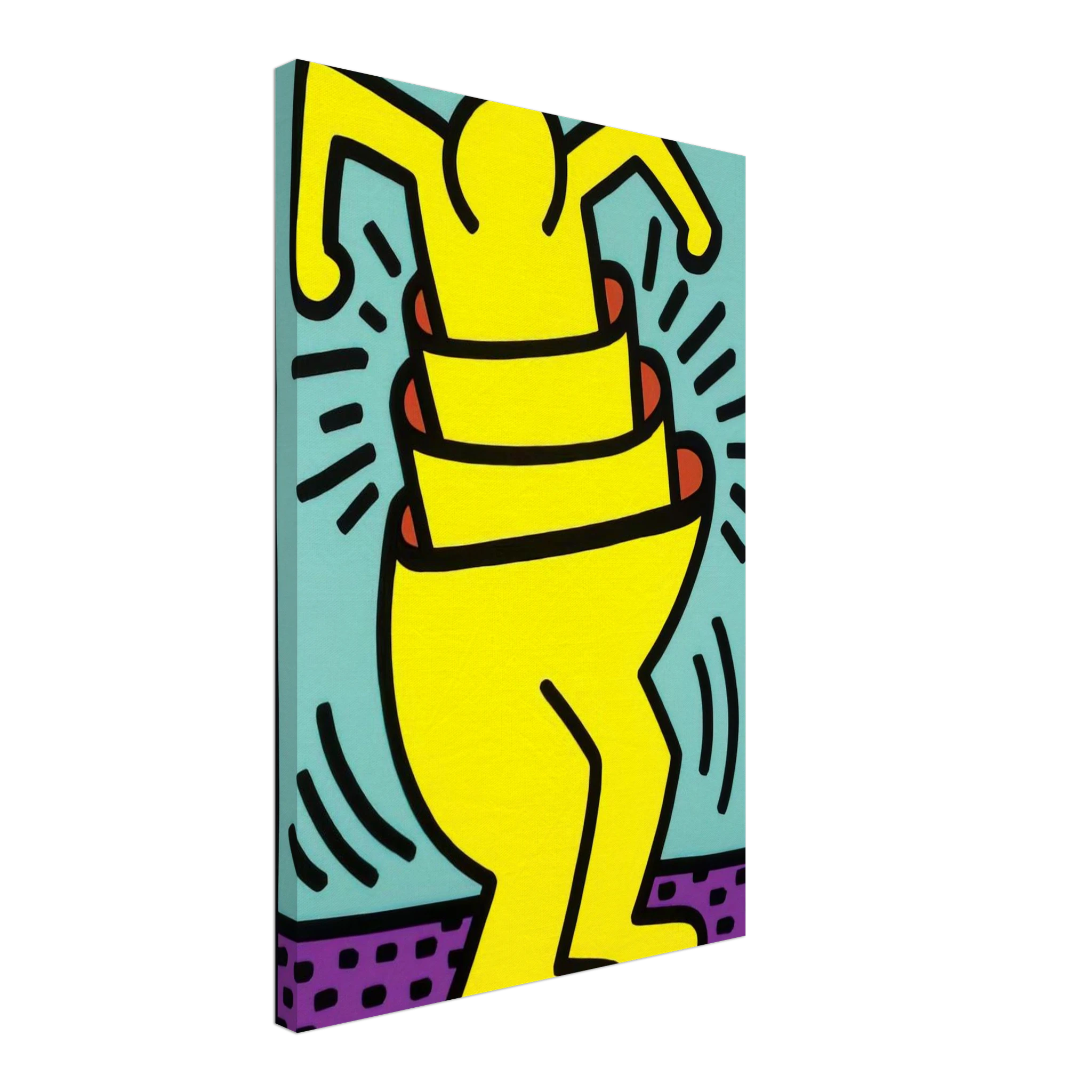 UNTITLED 1989 Canvas | Keith Haring Canvas | Keith Haring Prints